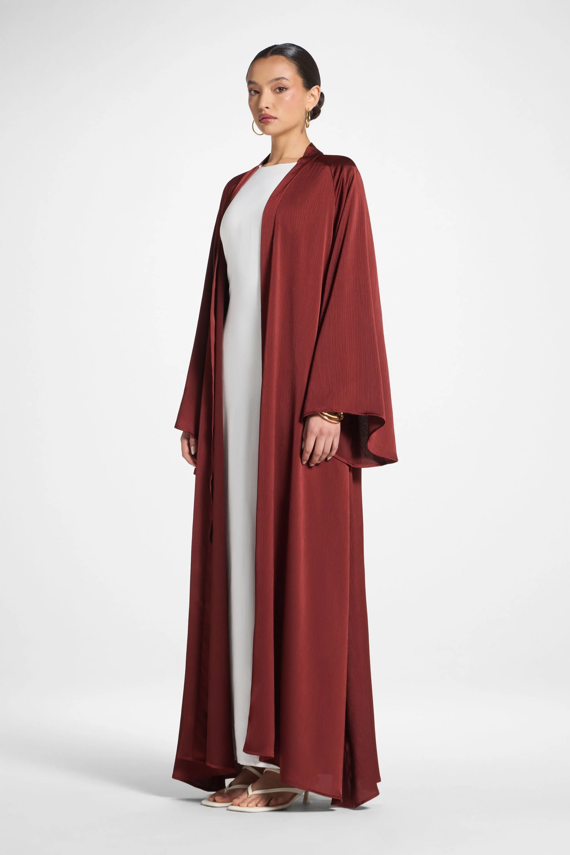 Sabeen Open Abaya - Karaz - Image 4