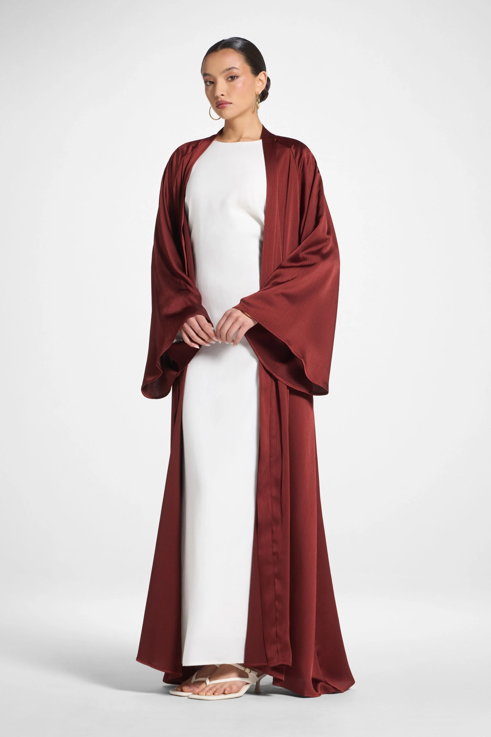 Sabeen Open Abaya - Karaz - Image 5