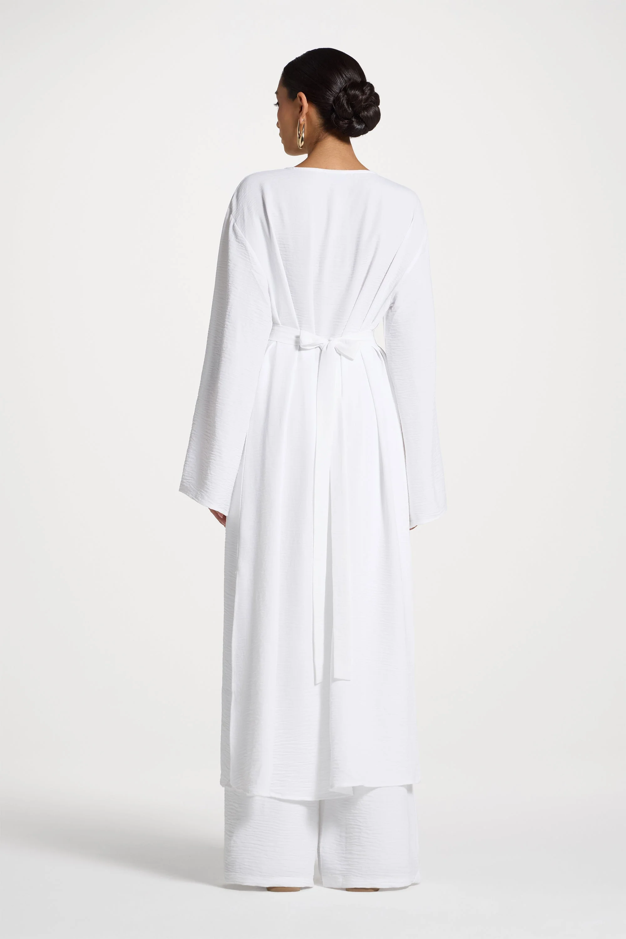 Safina Side Slit Tunic - White - Image 5