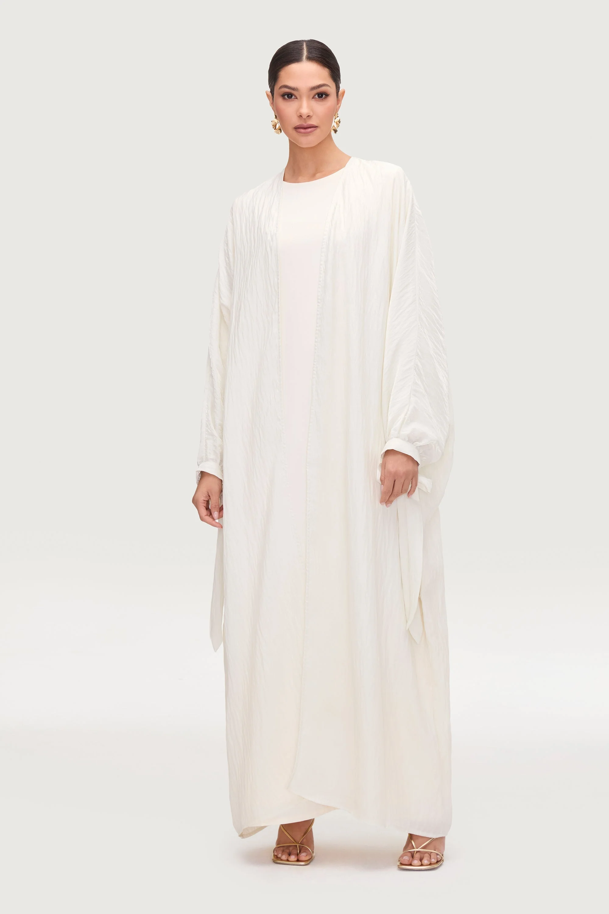 Safiyah Open Abaya - Moonbeam - Image 5