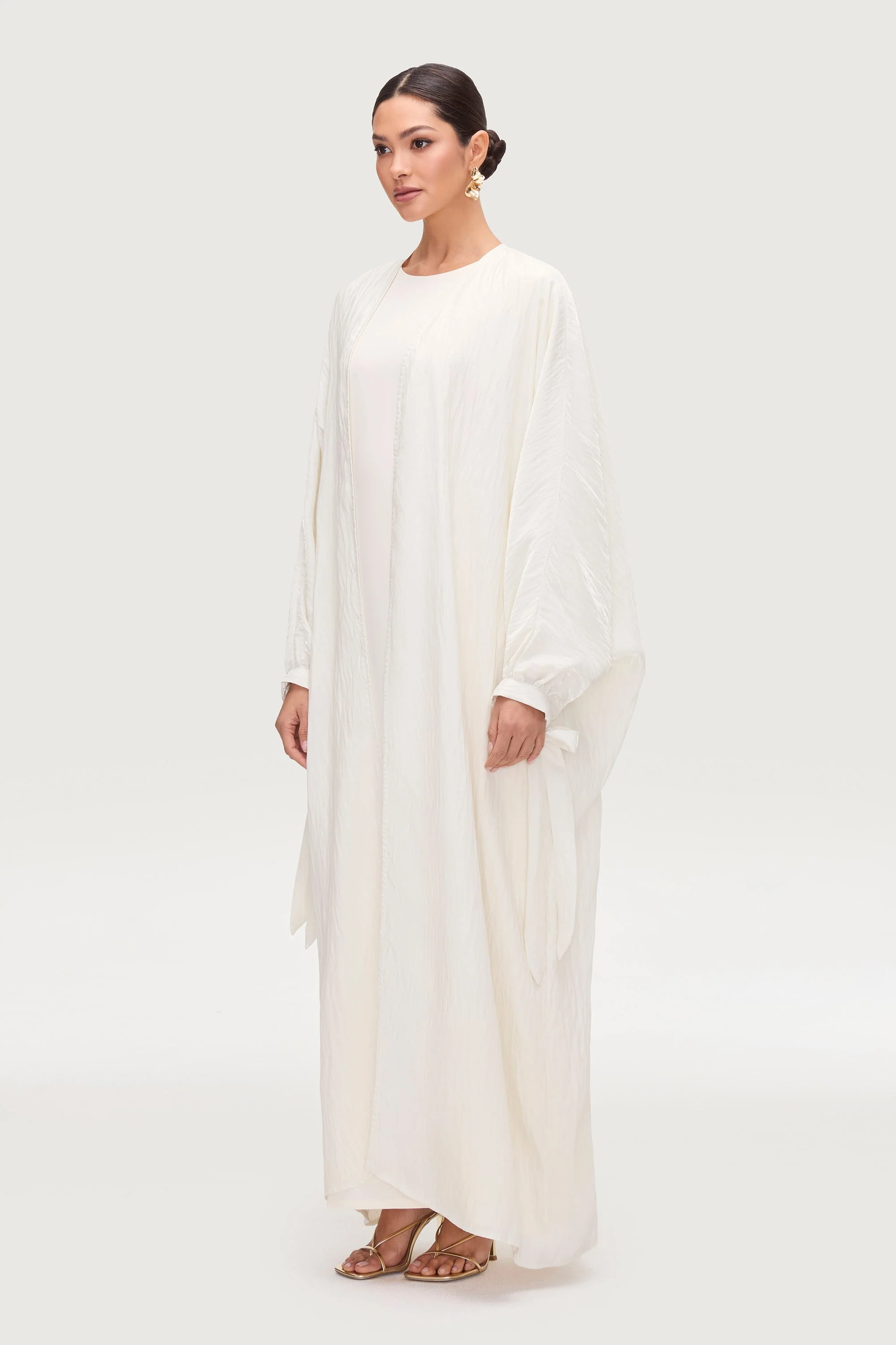 Safiyah Open Abaya - Moonbeam - Image 6
