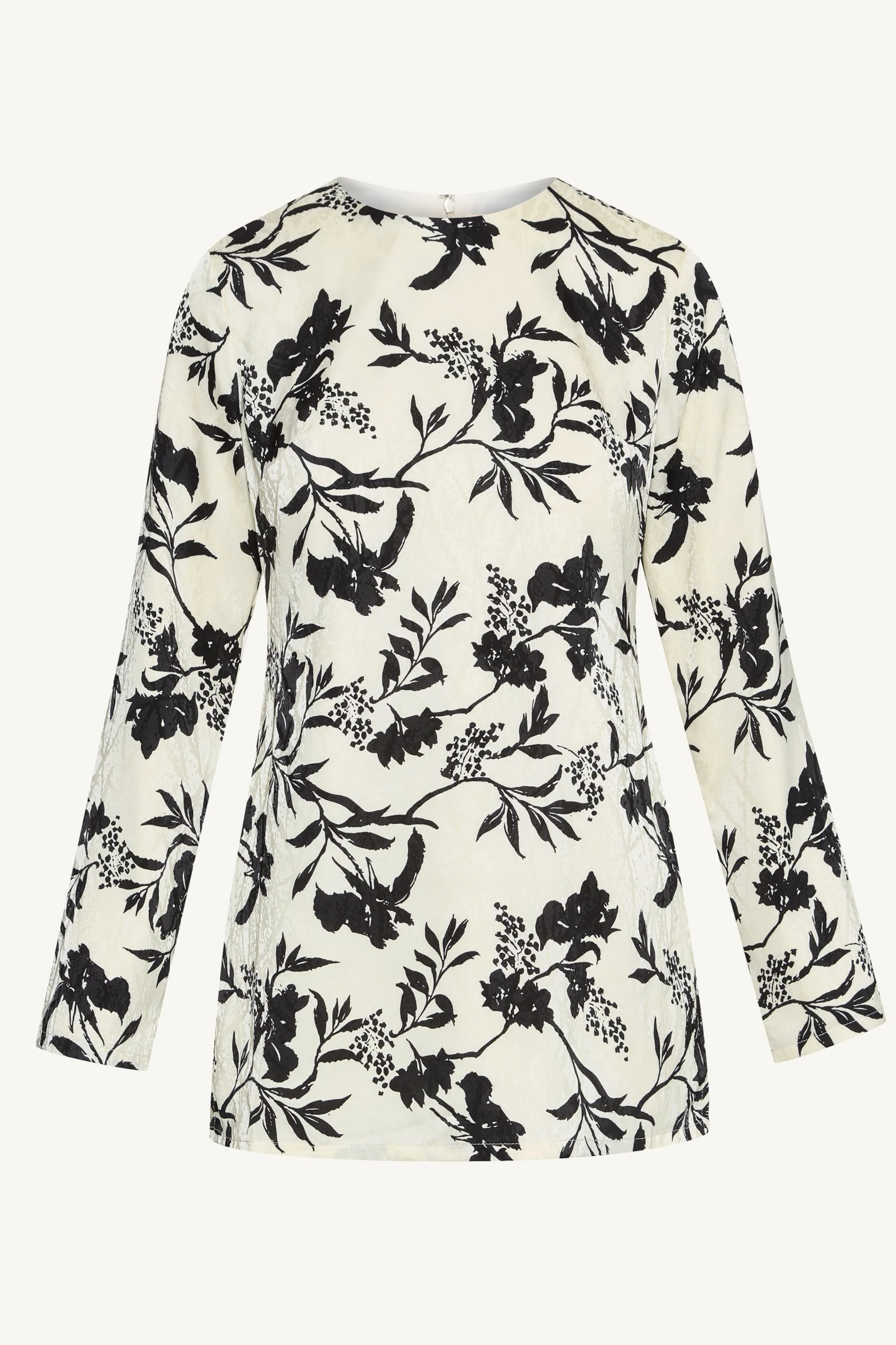 Sana Side Slit Relaxed Top - Floral Print - Image 7