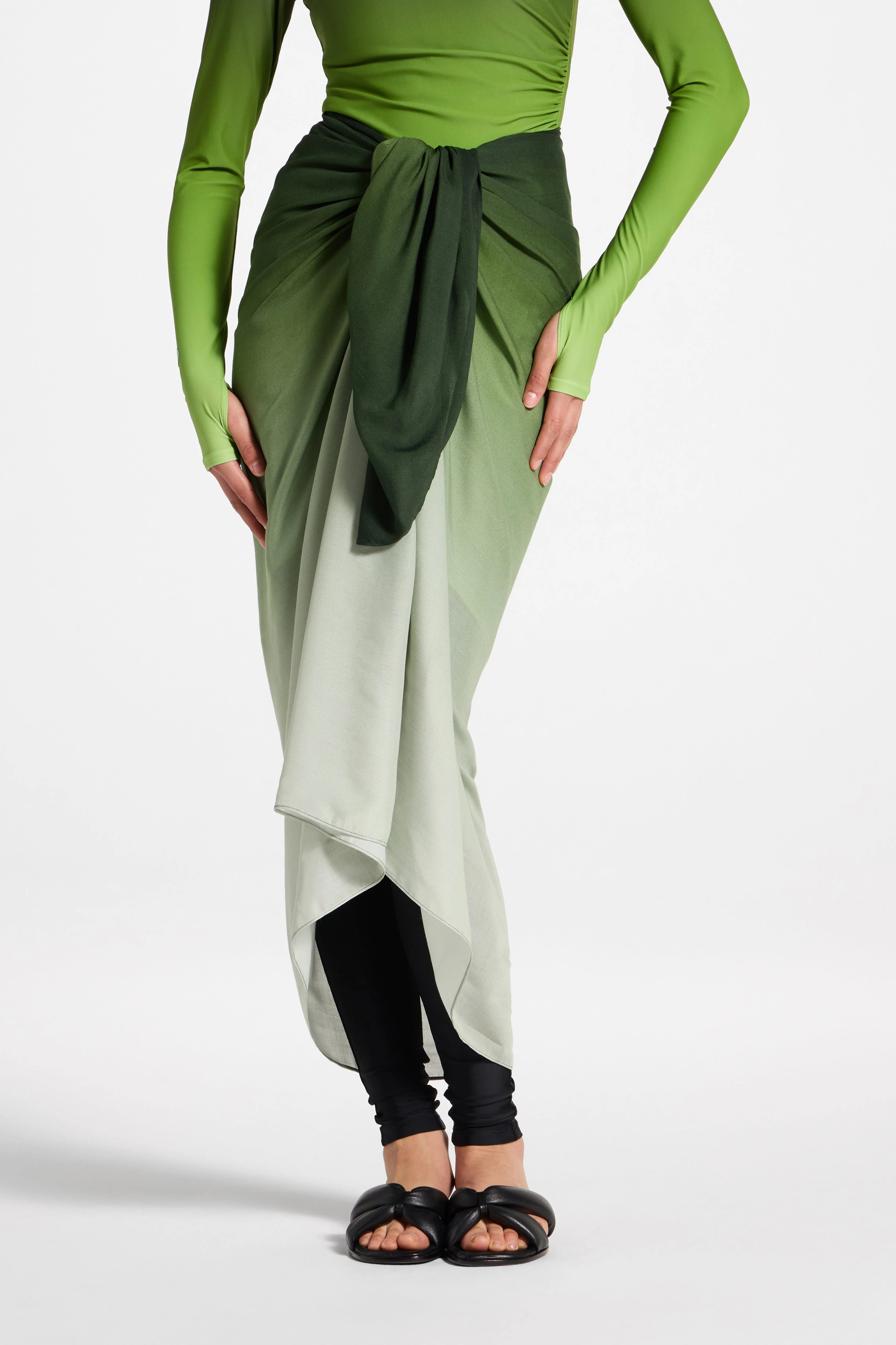 Sarong Scarf Cover Up - Marine Ombre - Image 6
