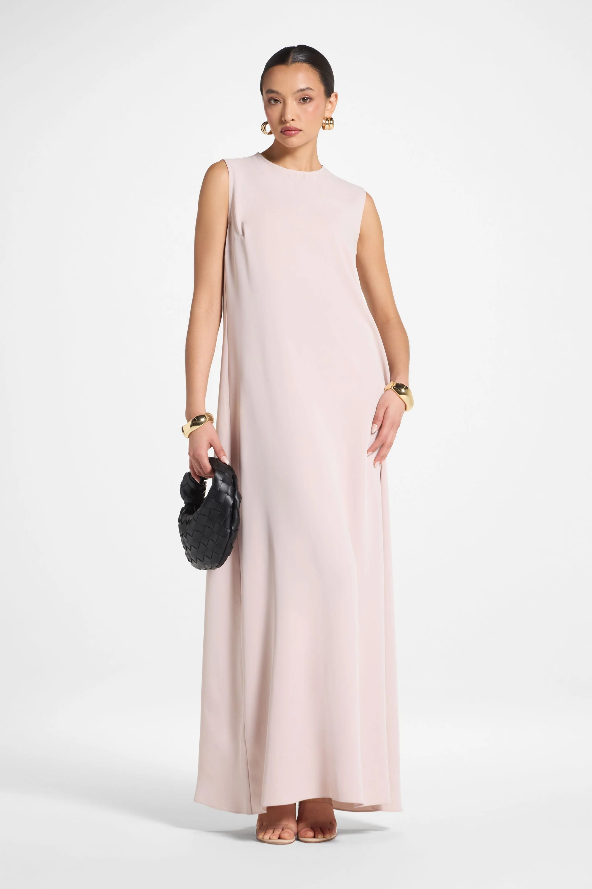 Signature Sleeveless Inner Maxi Dress - Mink