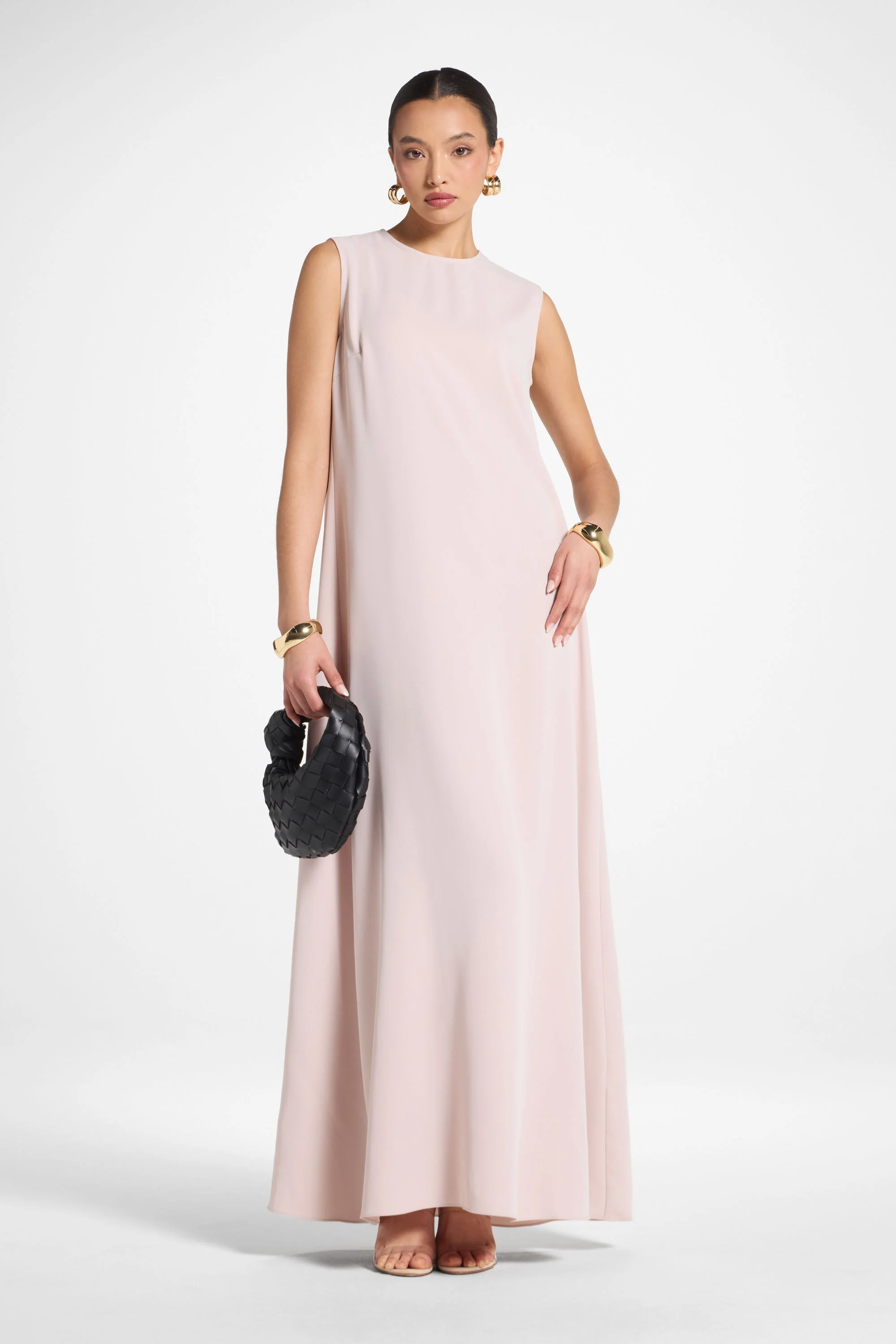 Signature Sleeveless Inner Maxi Dress - Mink - Image 2