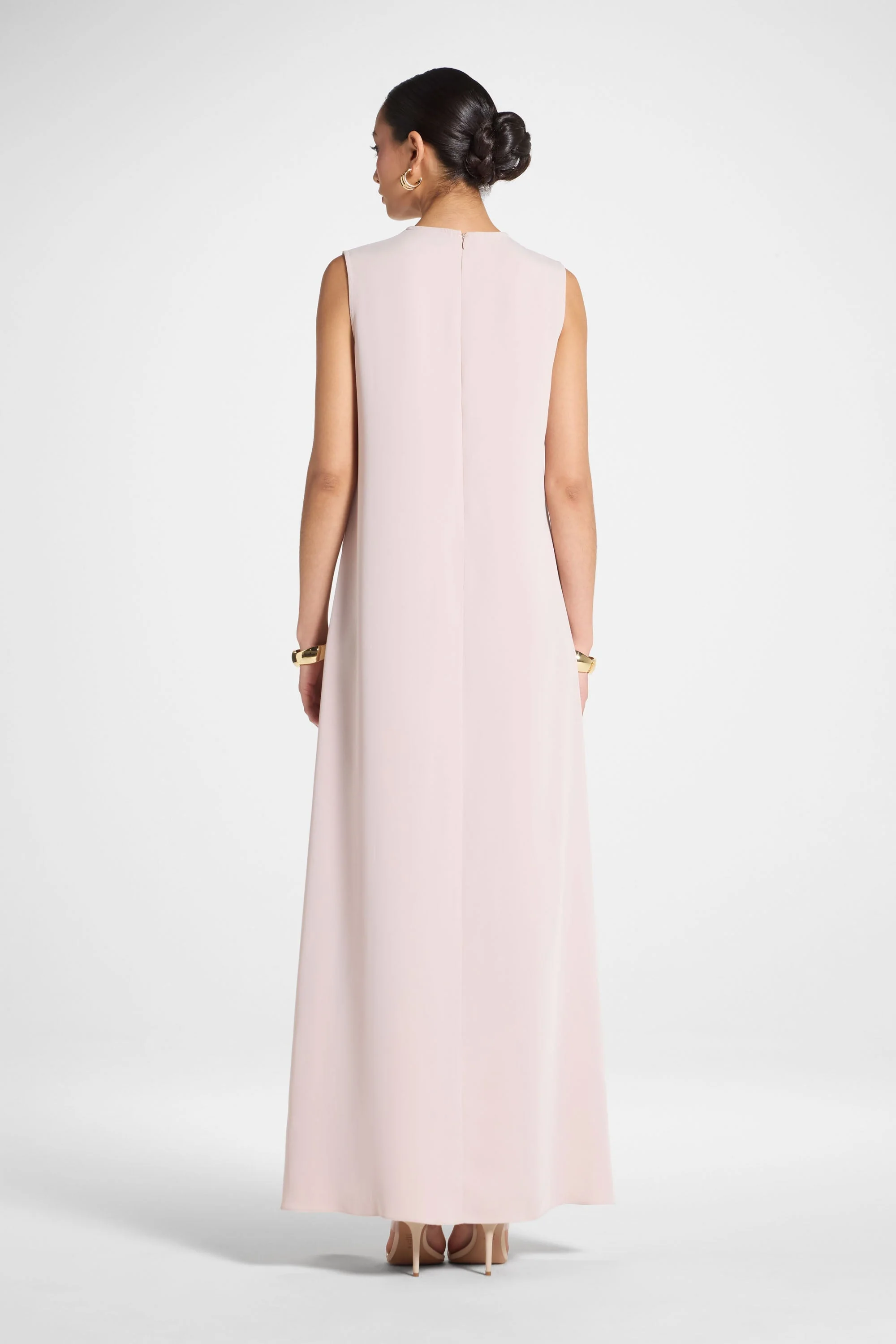Signature Sleeveless Inner Maxi Dress - Mink - Image 5