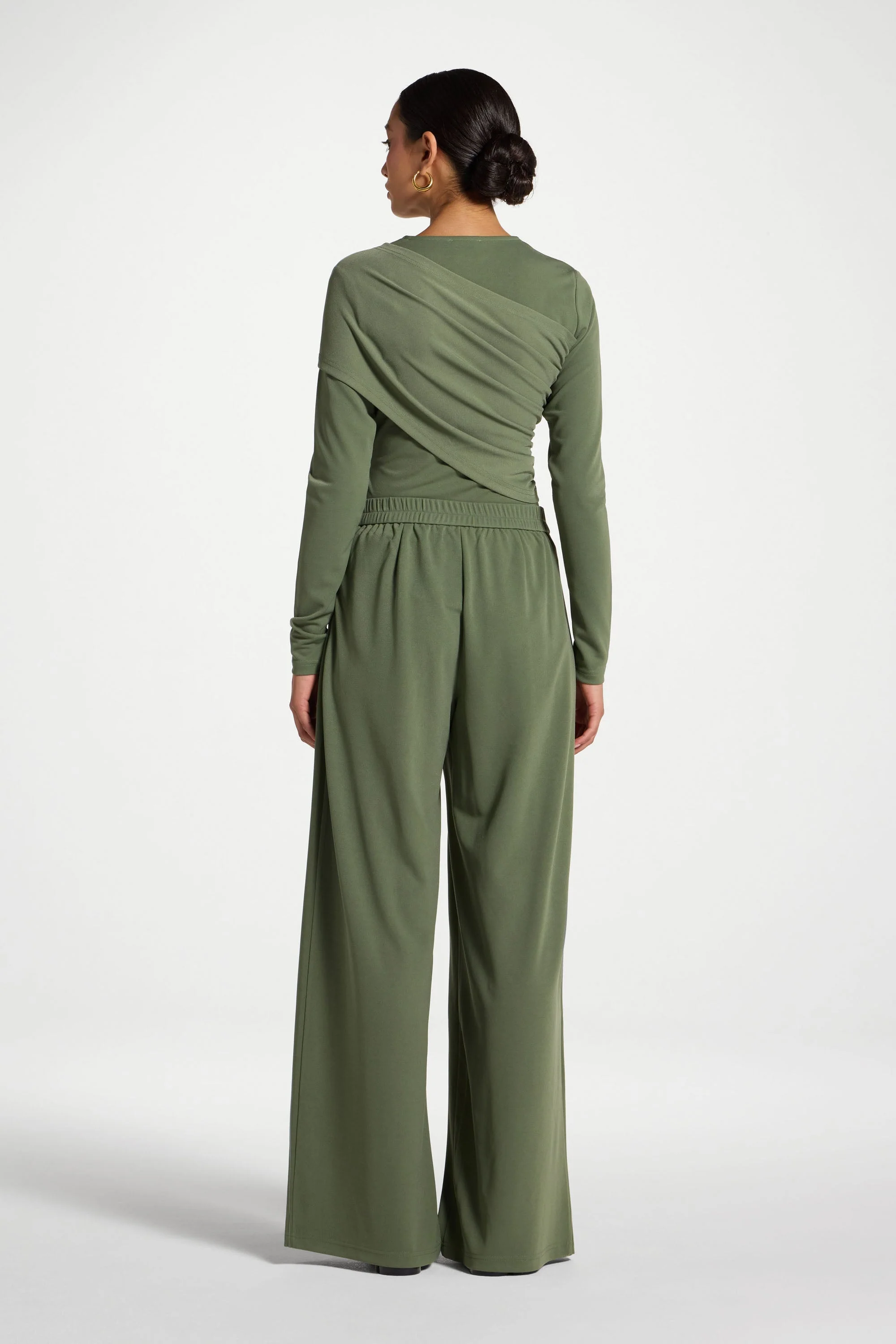Signature Stretch Pants - Basil - Image 5