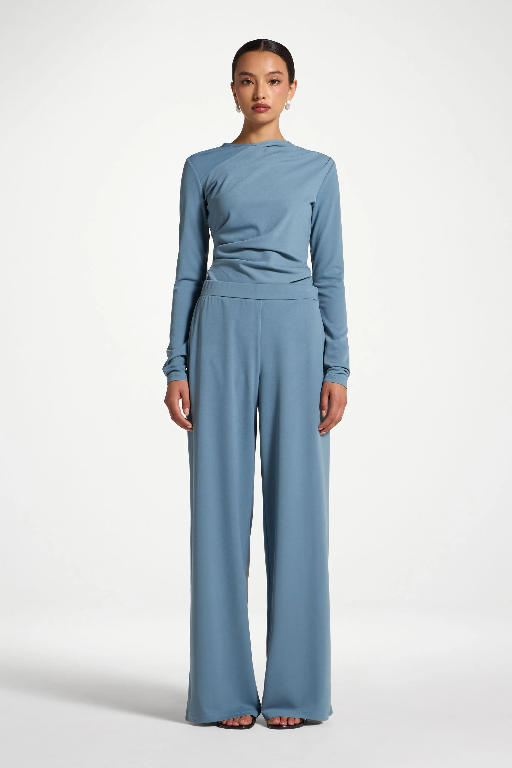 Signature Stretch Pants - Sky - Image 2