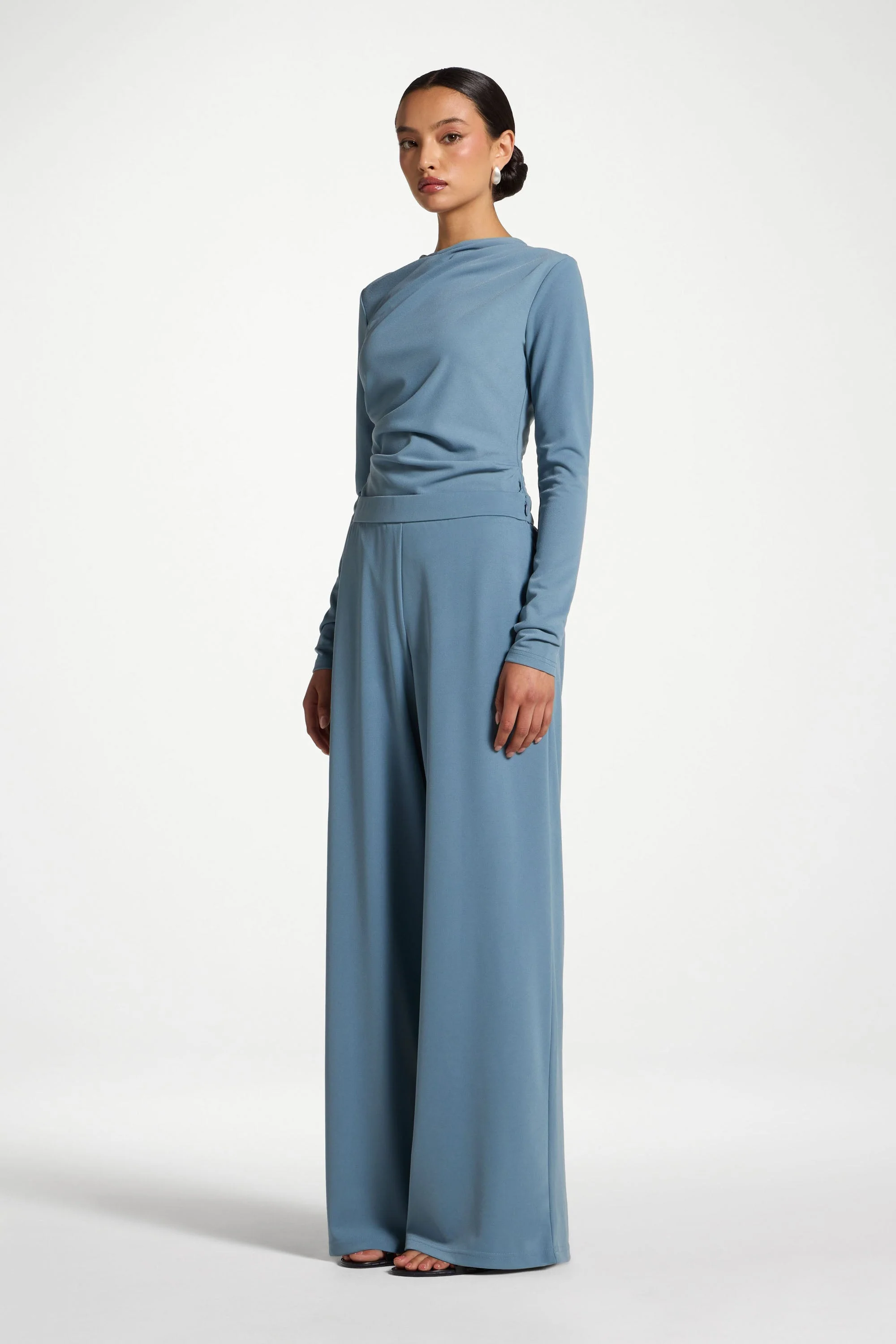 Signature Stretch Pants - Sky - Image 3