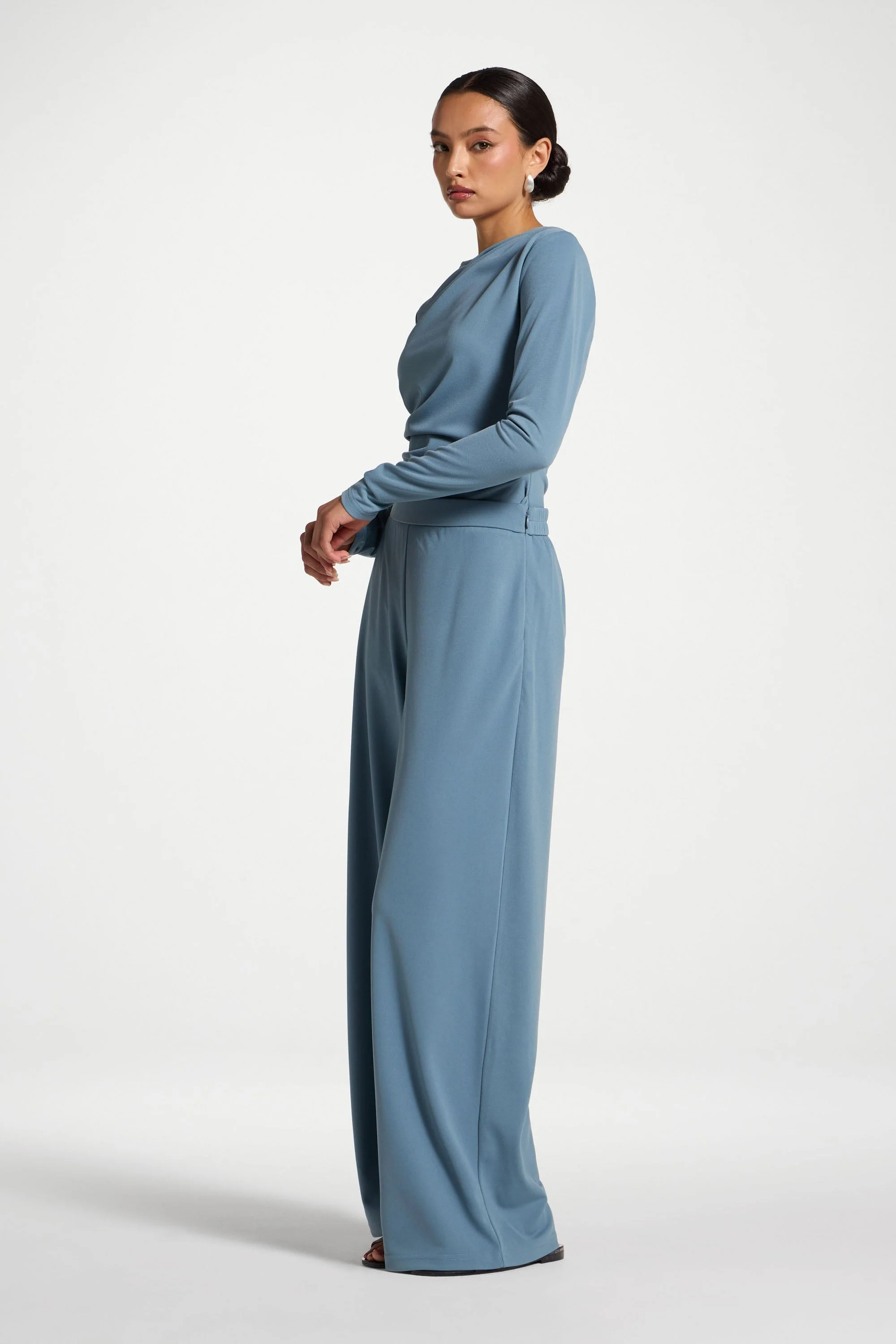 Signature Stretch Pants - Sky - Image 4