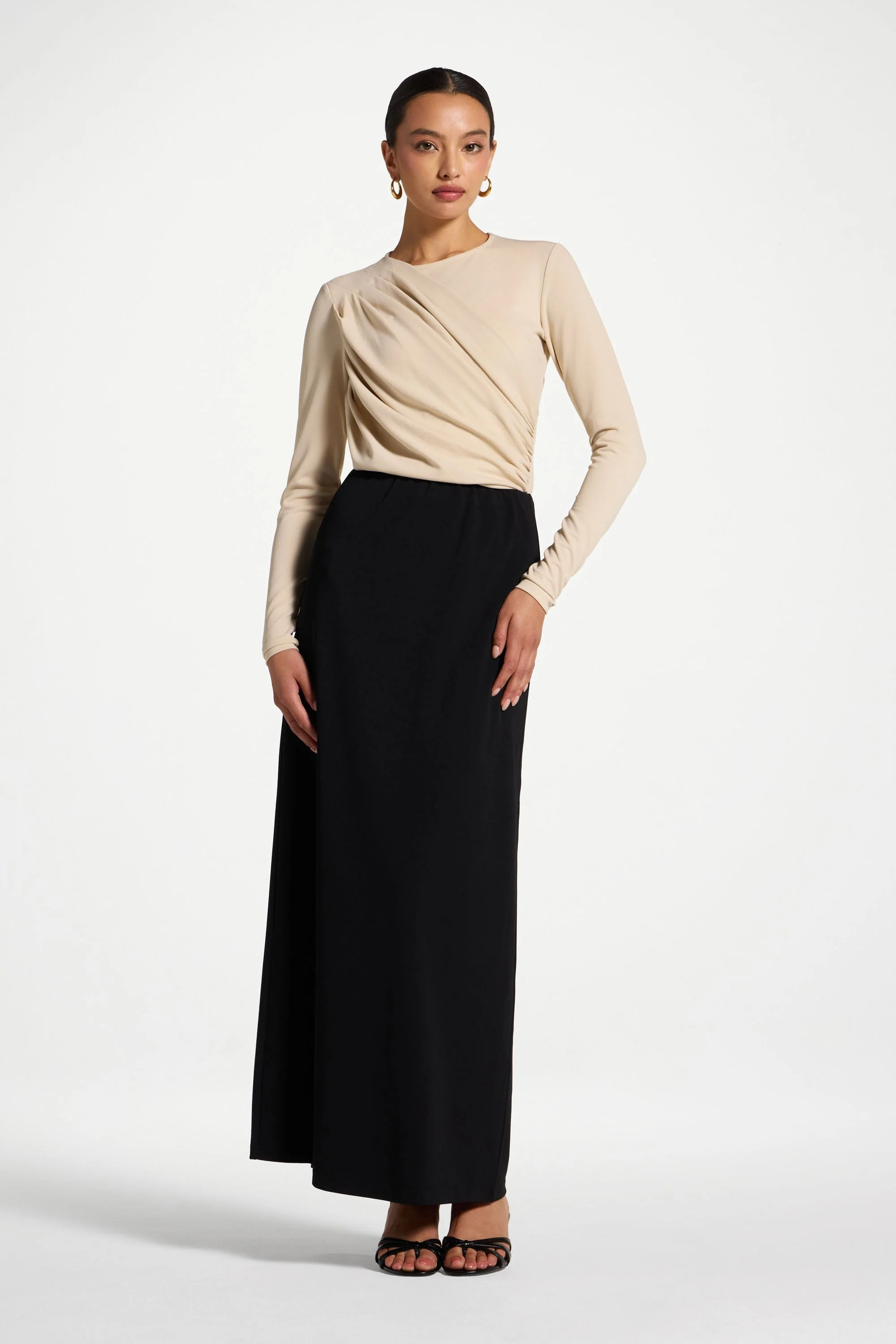 Signature Stretch Skirt - Black - Image 3