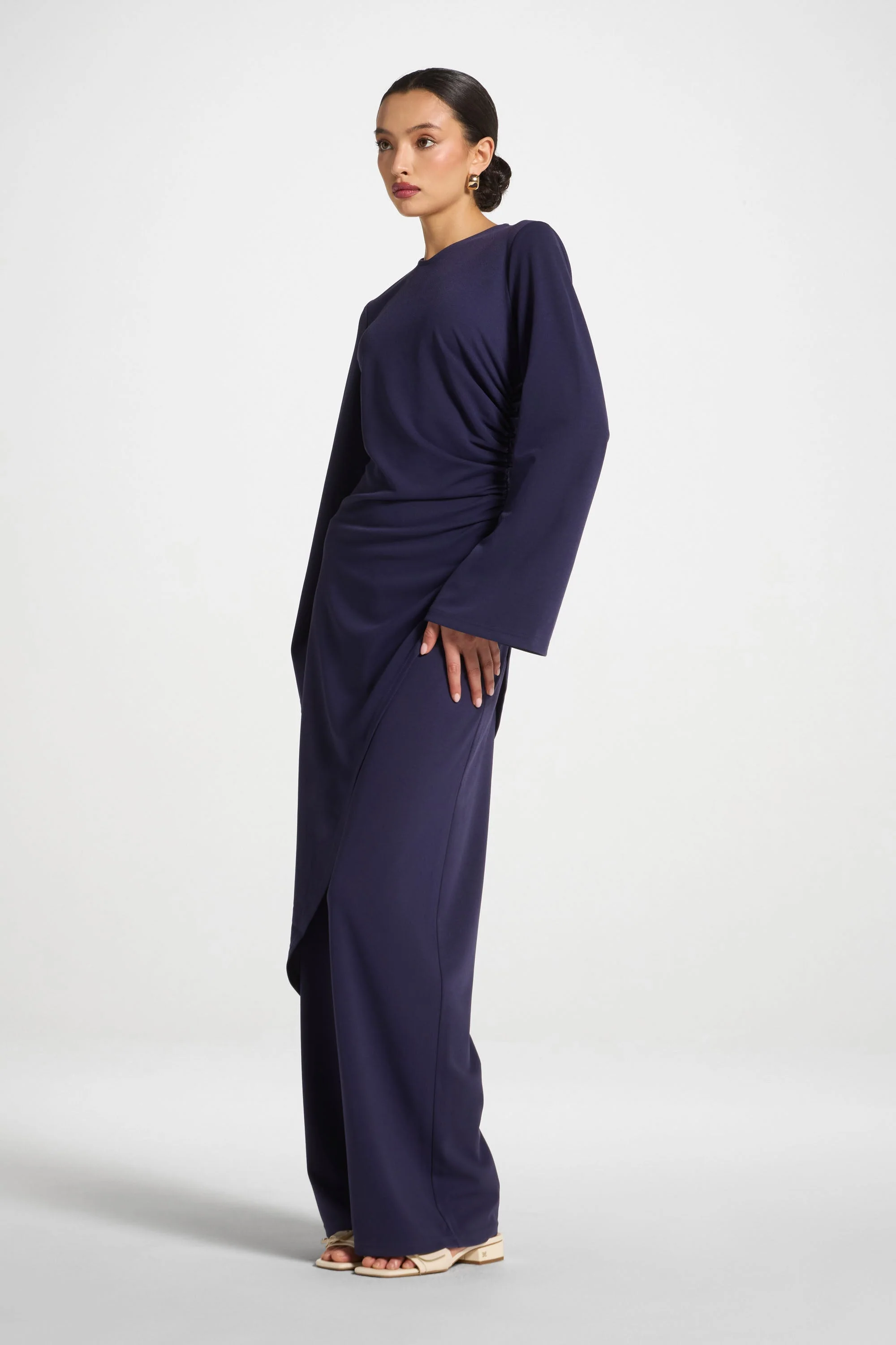 Signature Stretch Wide Leg Pants - Future Dusk - Image 5