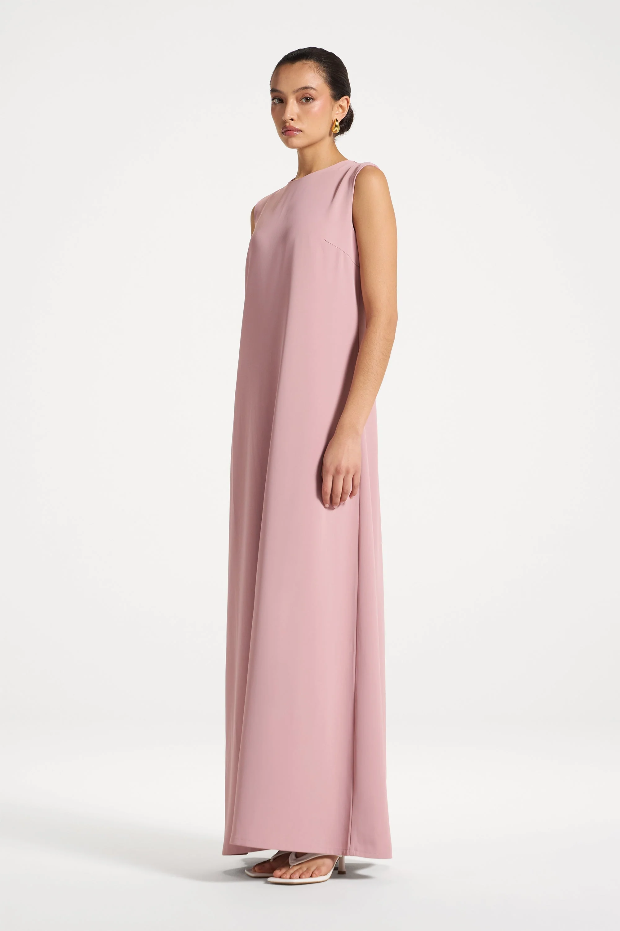 Sleeveless Maxi Dress - Pink - Image 2