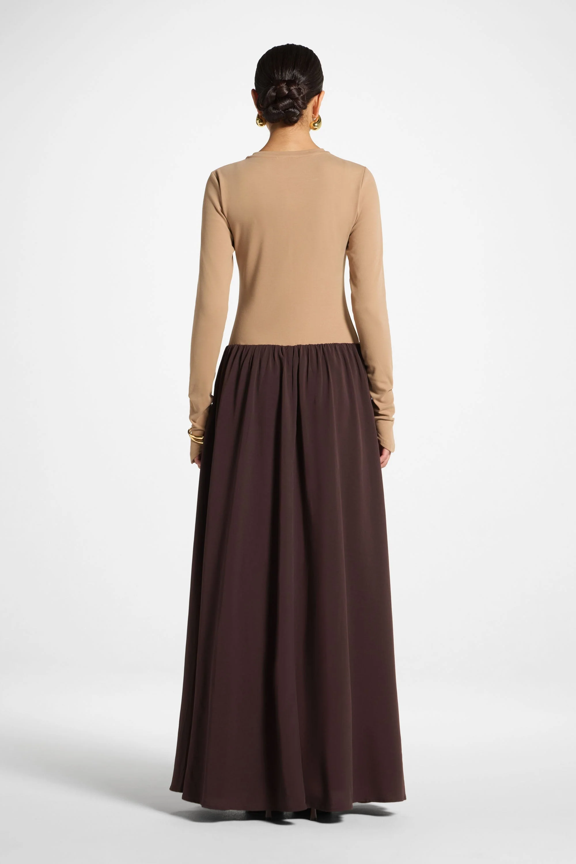 Stella Maxi Dress - Mocha Latte - Image 5