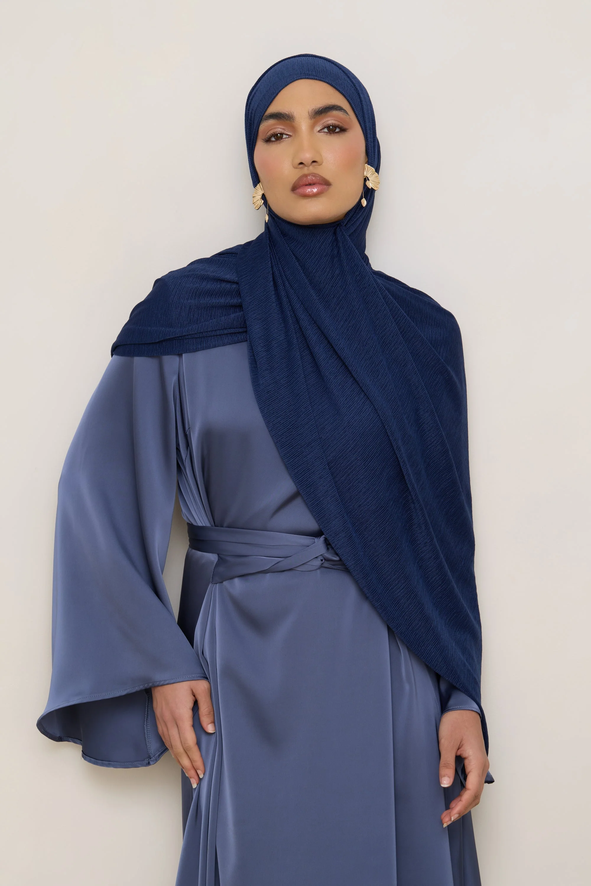 Stretch Stripe Hijab - Twilight - Image 7