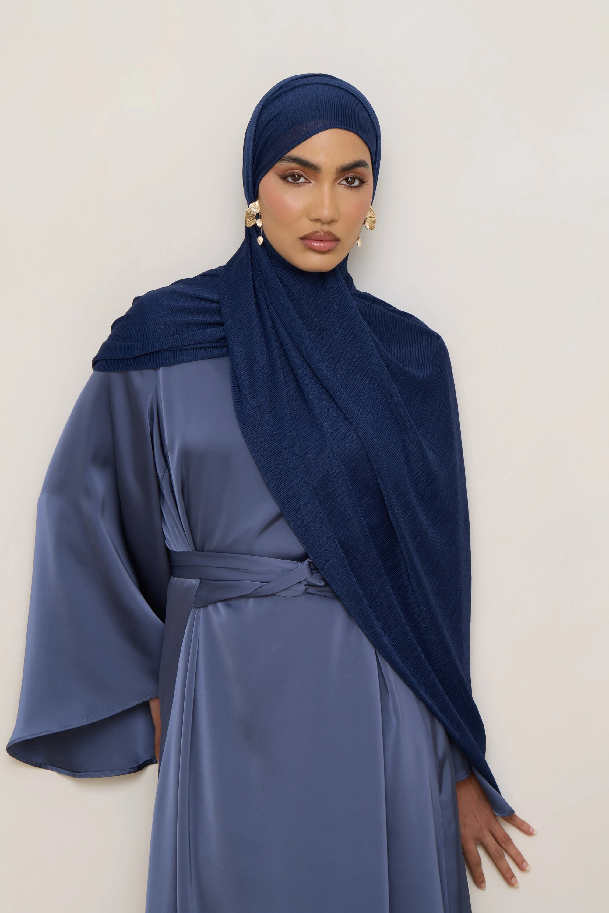 Stretch Stripe Hijab - Twilight - Image 9
