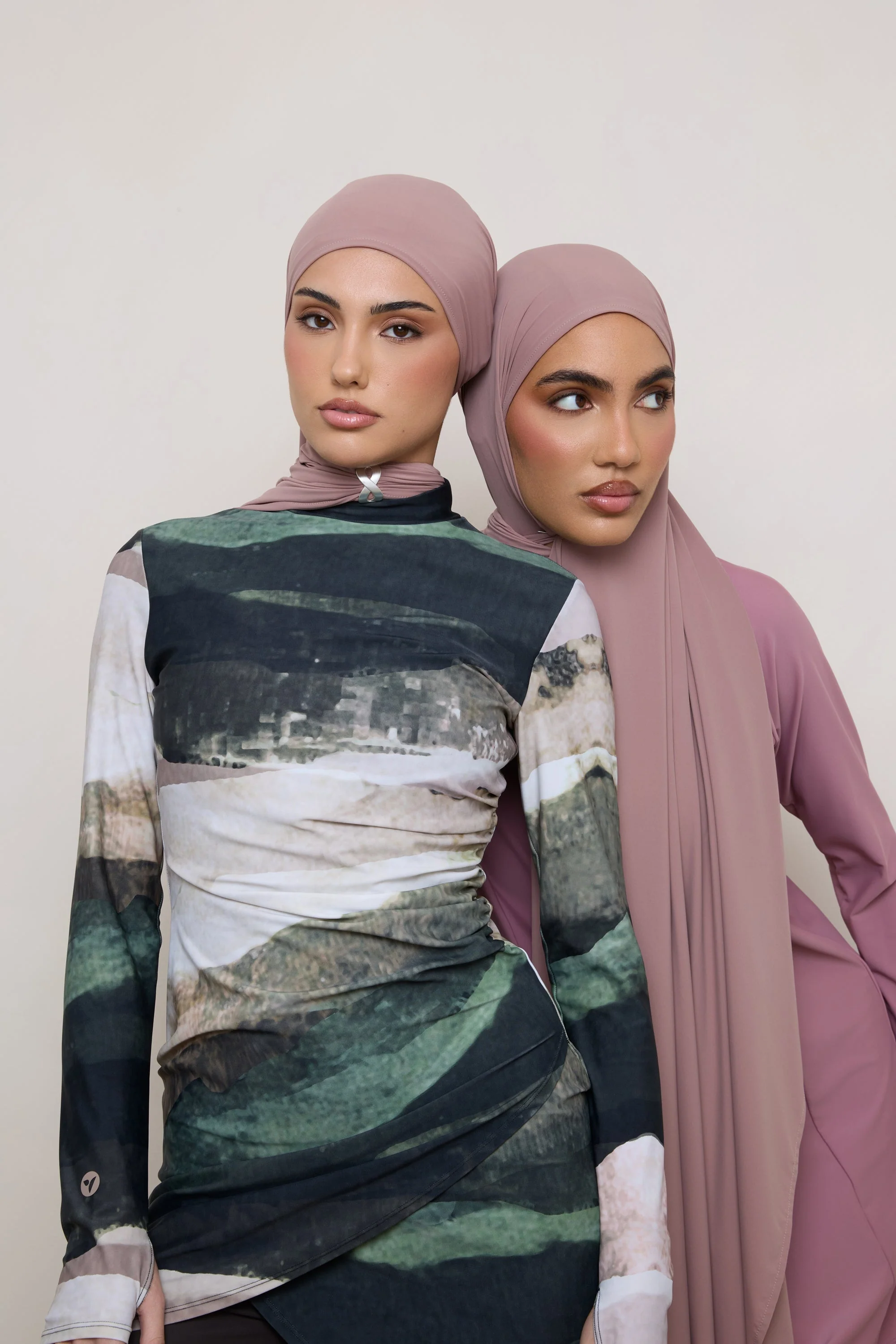 Swim Hijab & Cap Set - Dusky Reef - Image 3