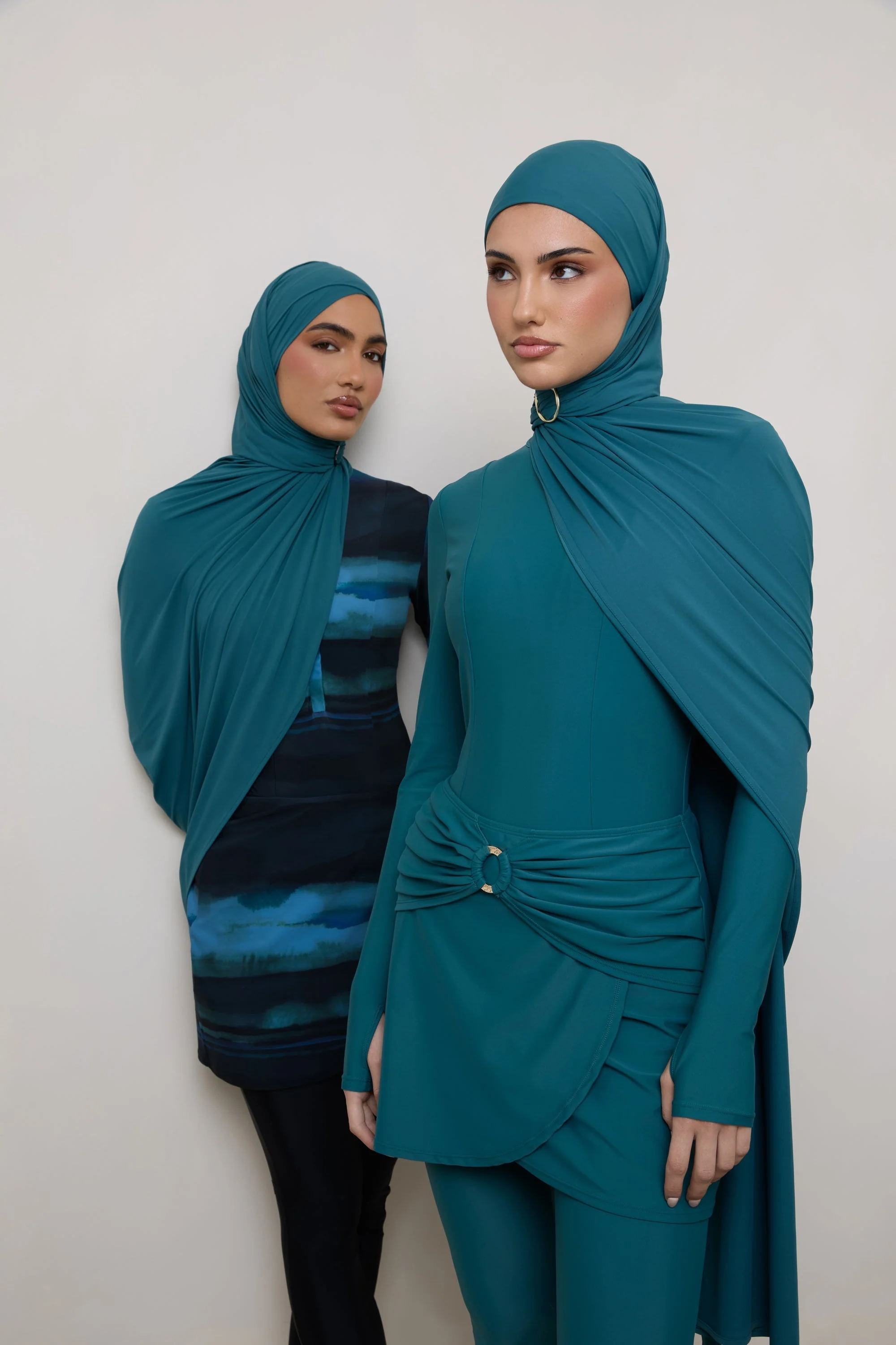 Swim Hijab & Cap Set - Mediterranea