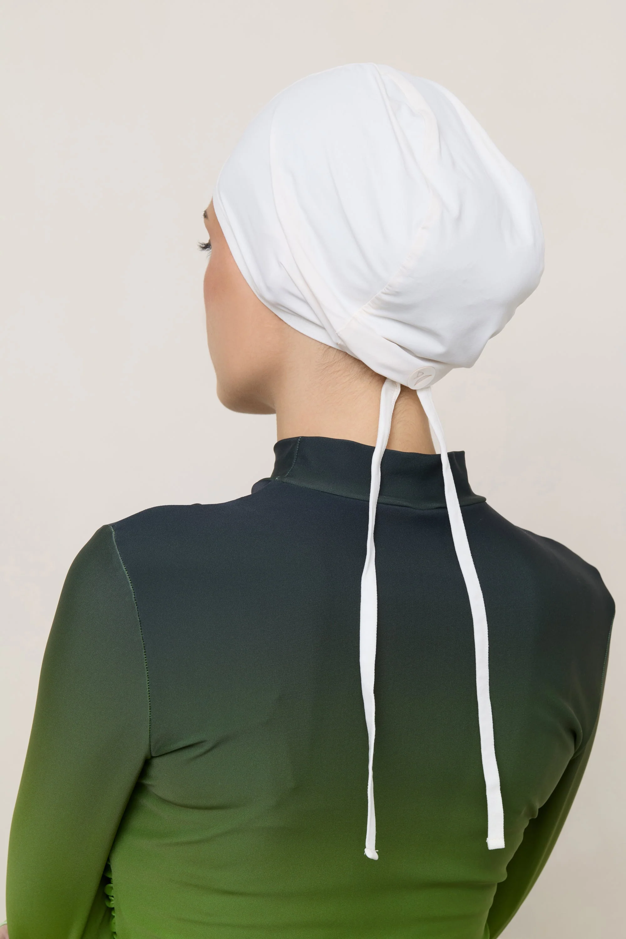 Swim Hijab & Cap Set - Salted Rose - Image 11