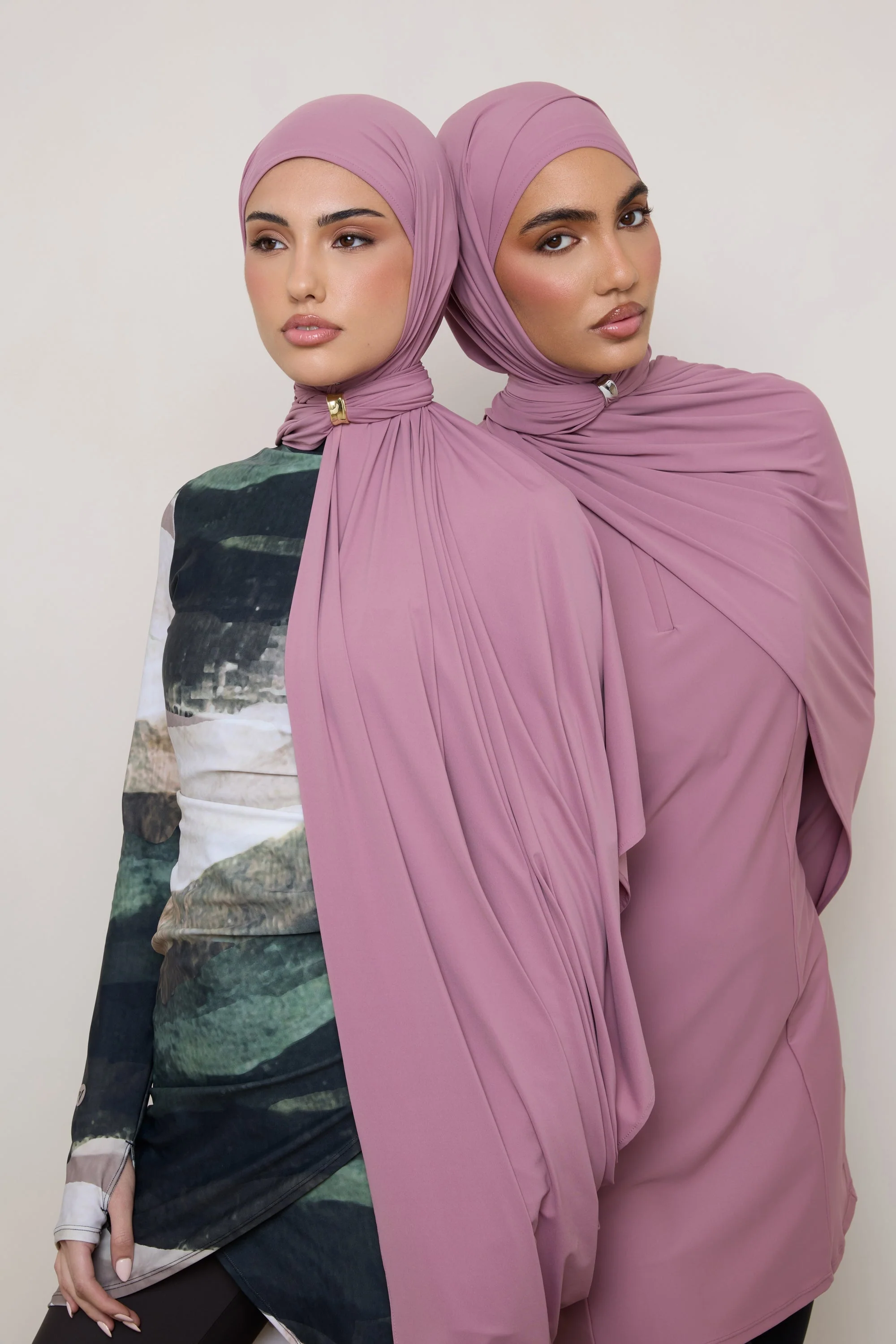 Swim Hijab & Cap Set - Wistful Mauve
