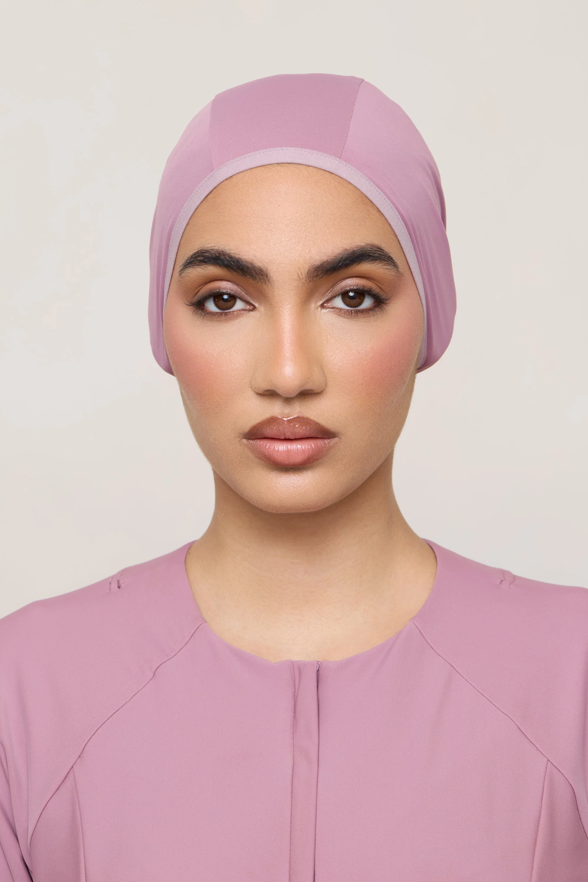Swim Hijab & Cap Set - Wistful Mauve - Image 4