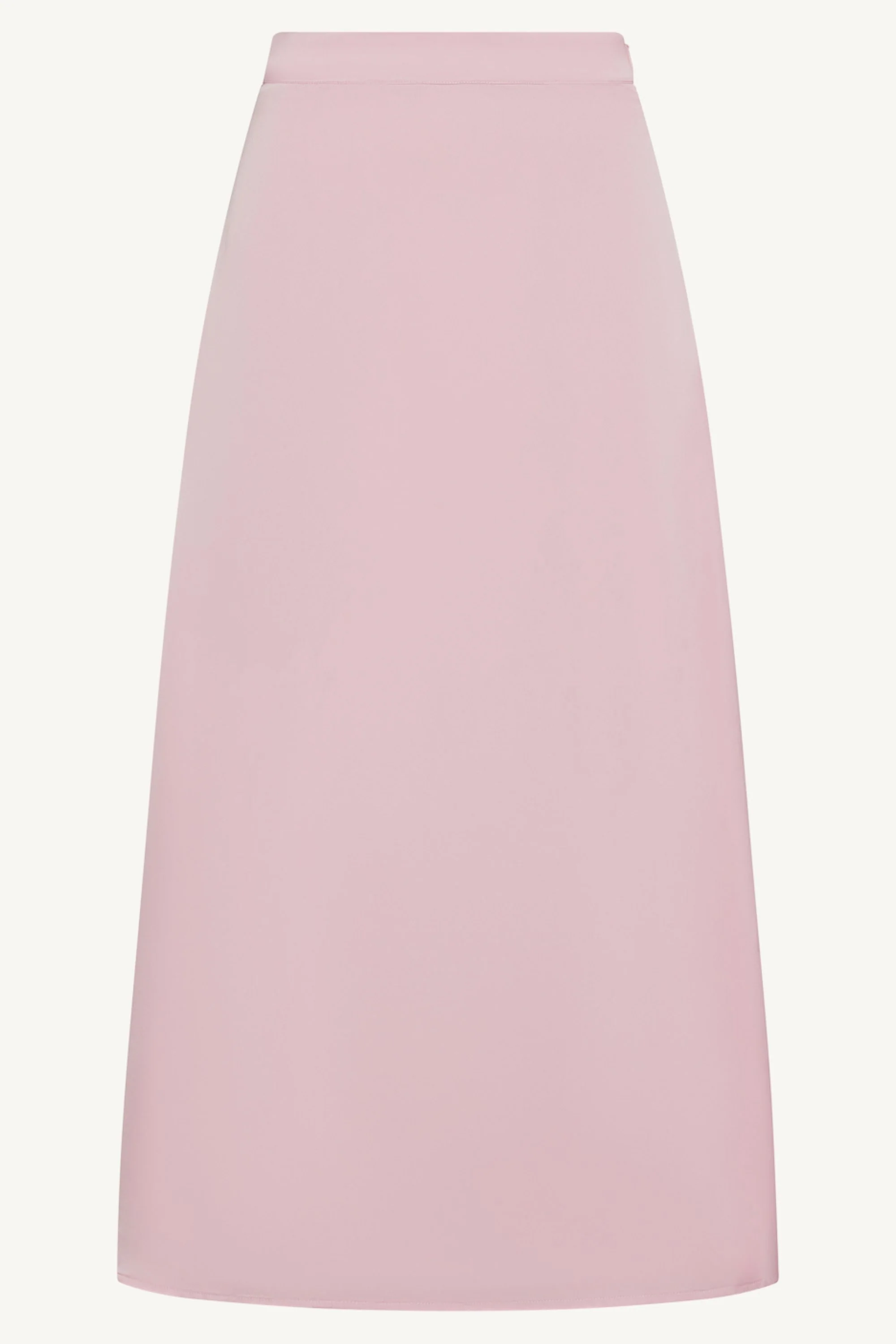Tencel Silk A-Line Maxi Skirt - Pink - Image 11