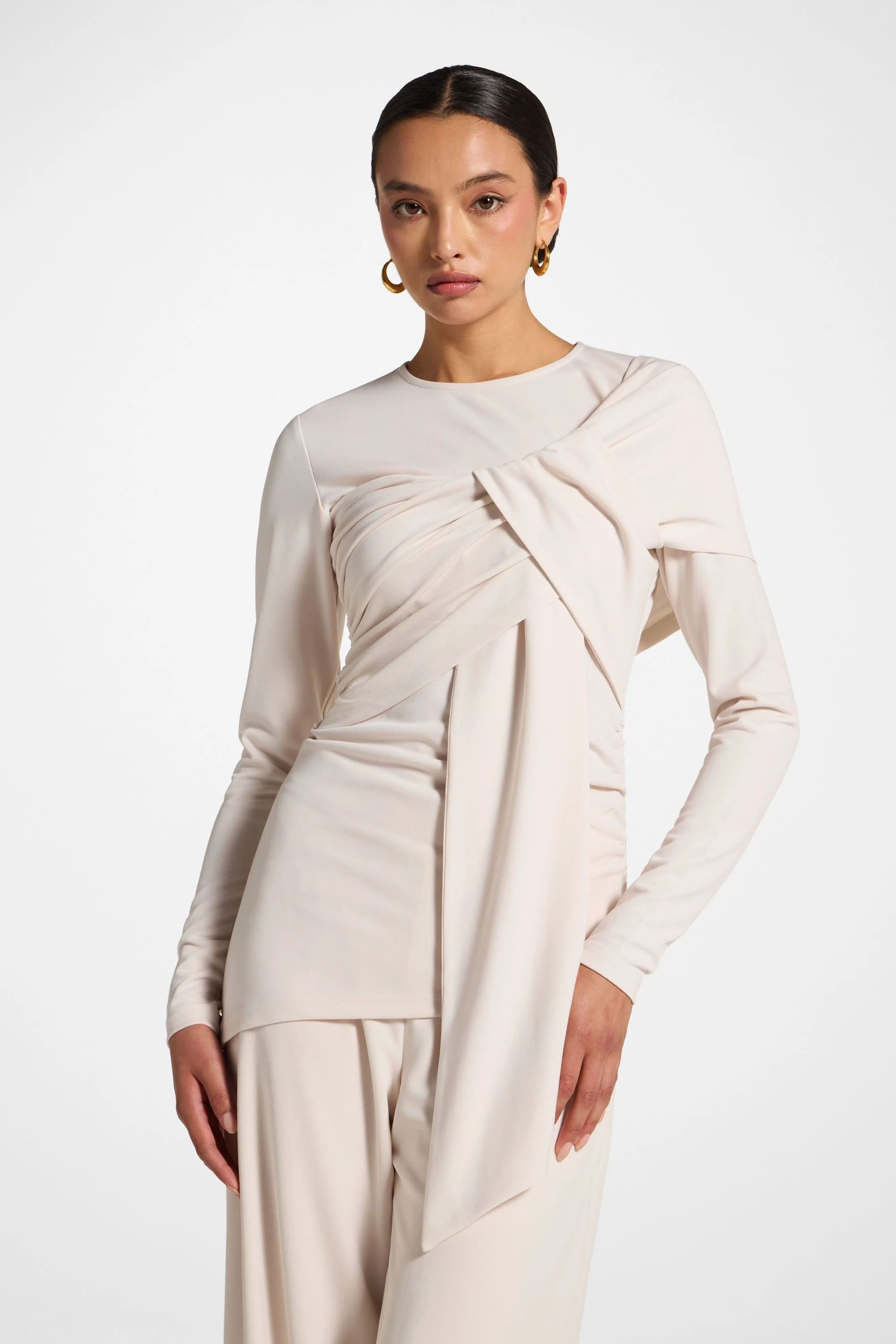 Tencel Wrap Top - Moonlight
