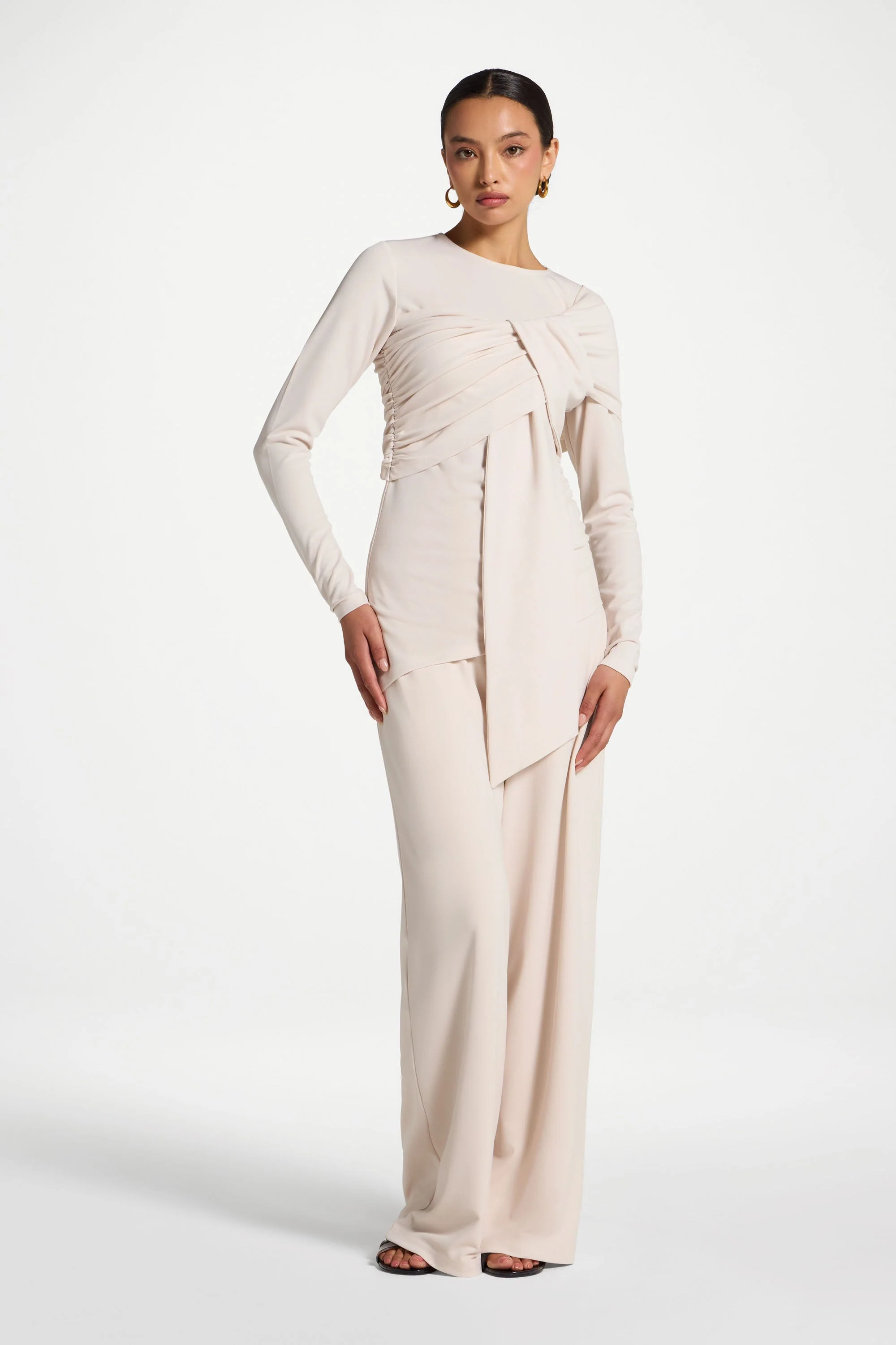 Tencel Wrap Top - Moonlight - Image 2