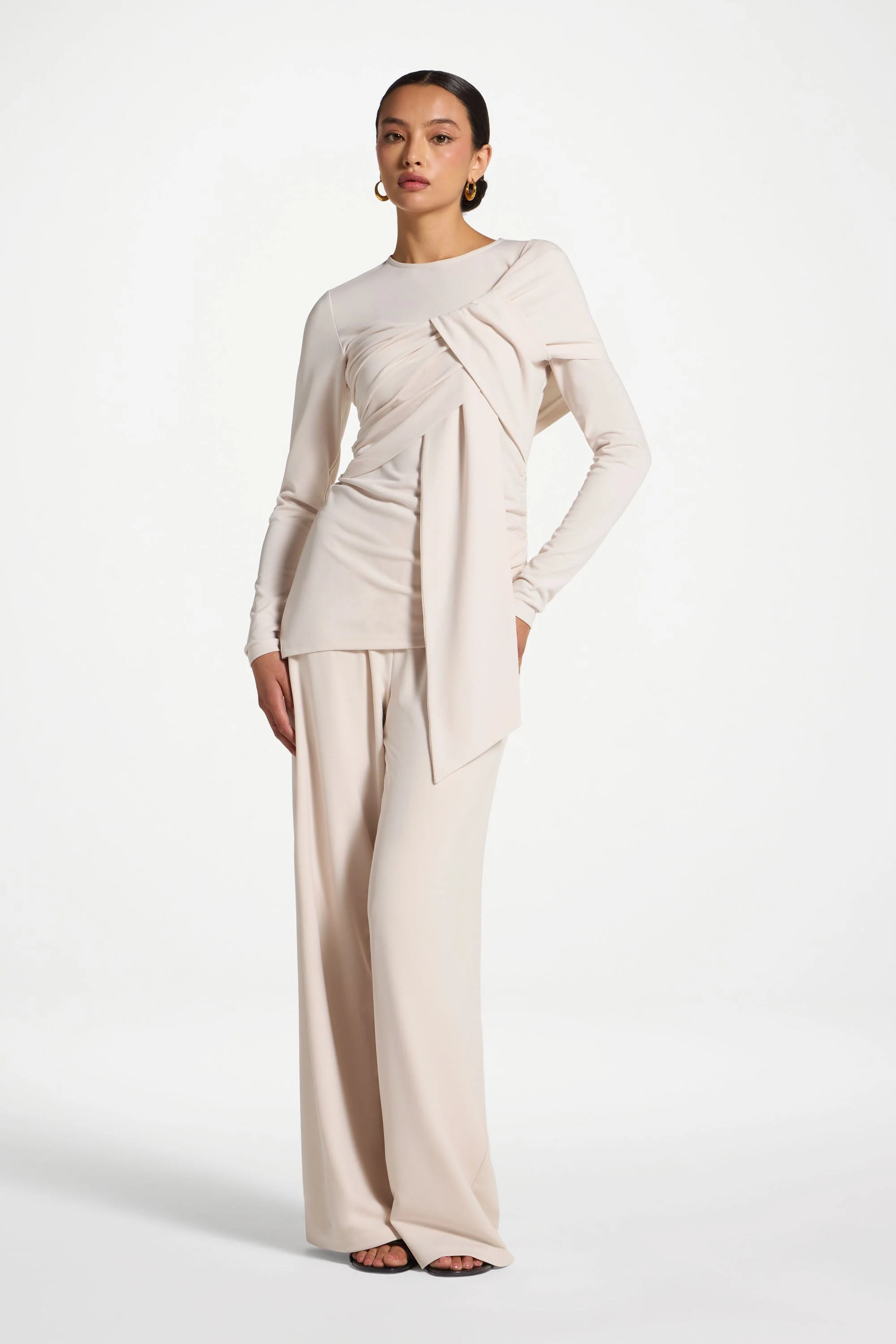Tencel Wrap Top - Moonlight - Image 3