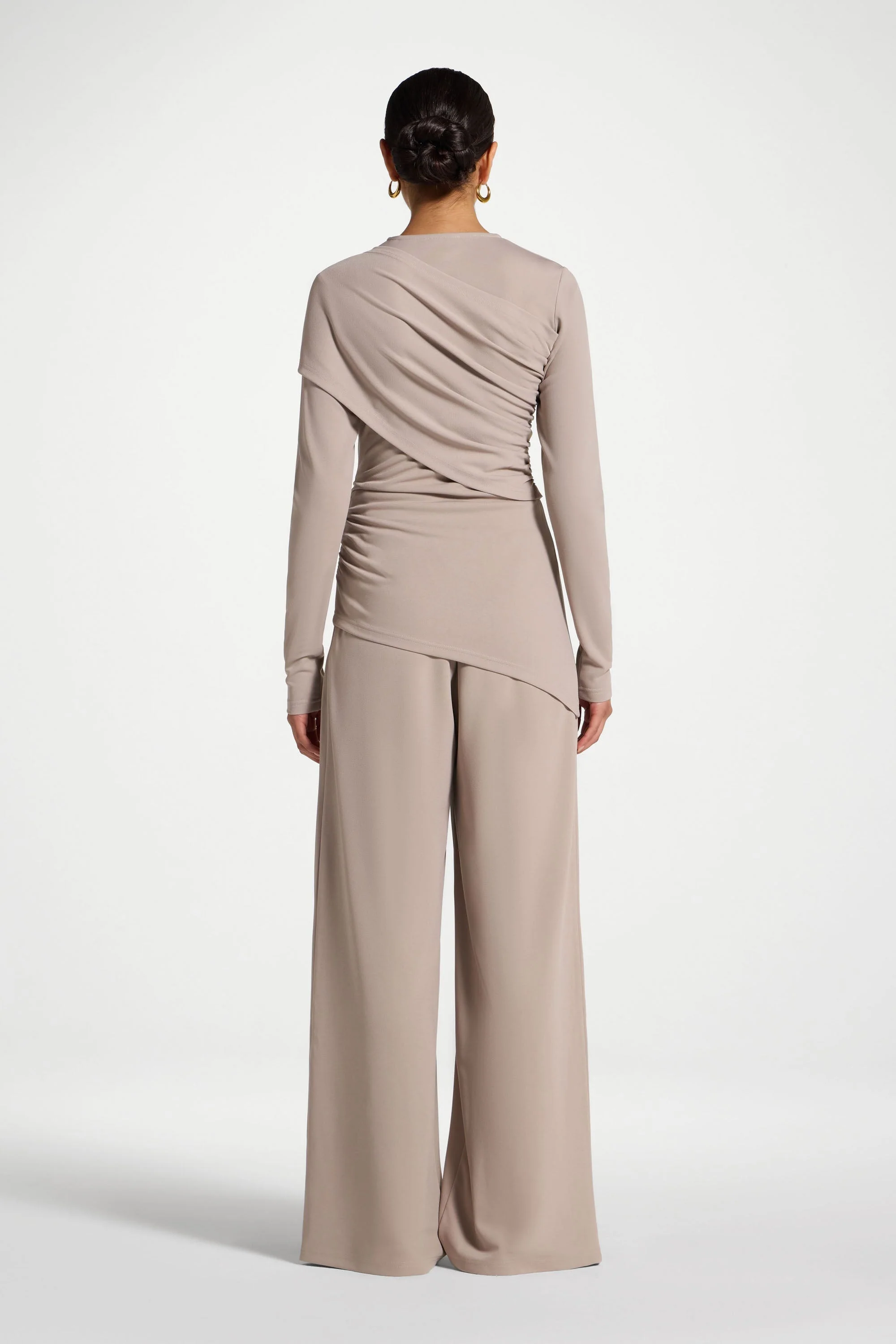 Tencel Wrap Top - Moonrock - Image 6