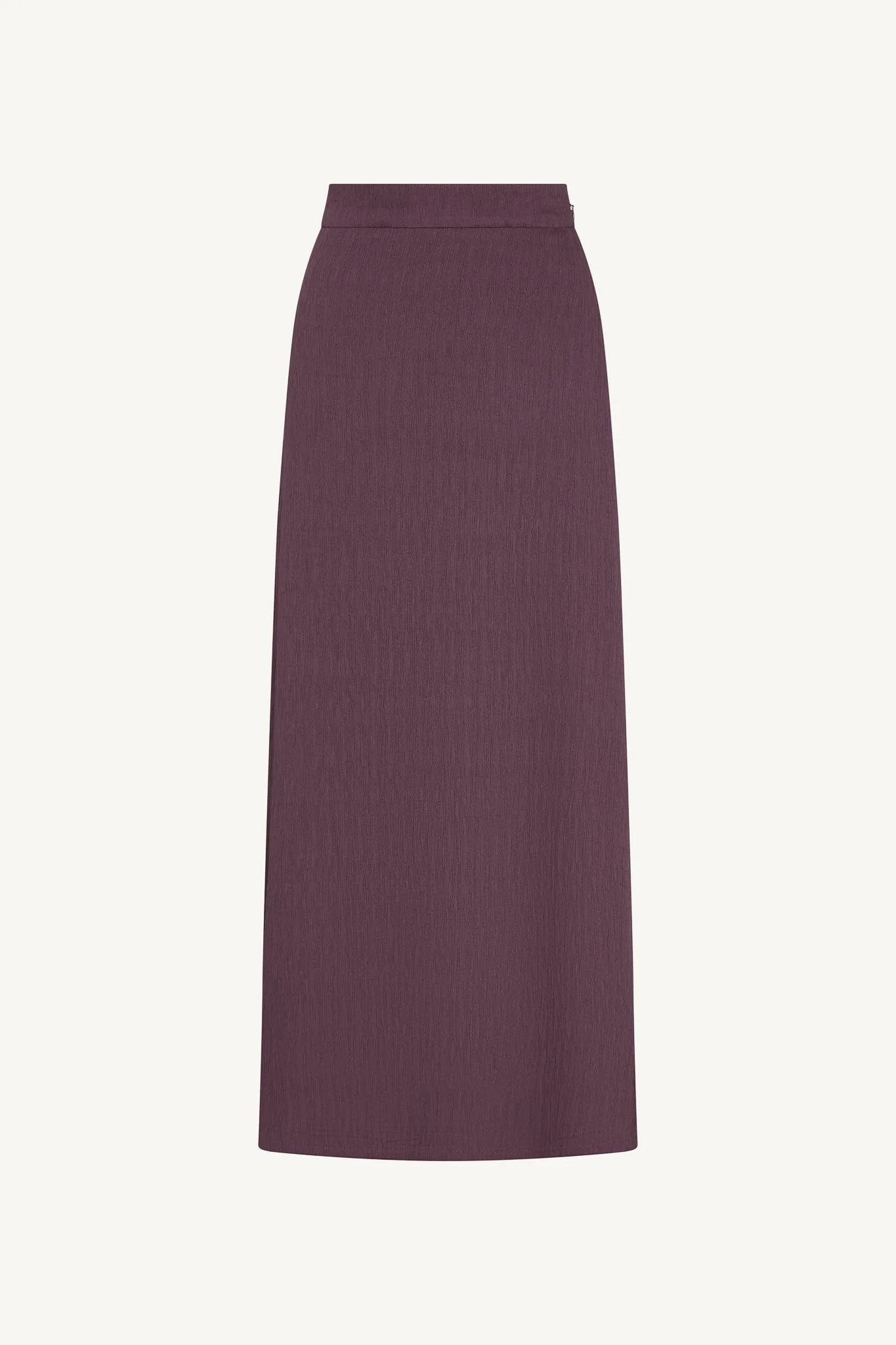 Textured Maxi Skirt - Plum - Image 8