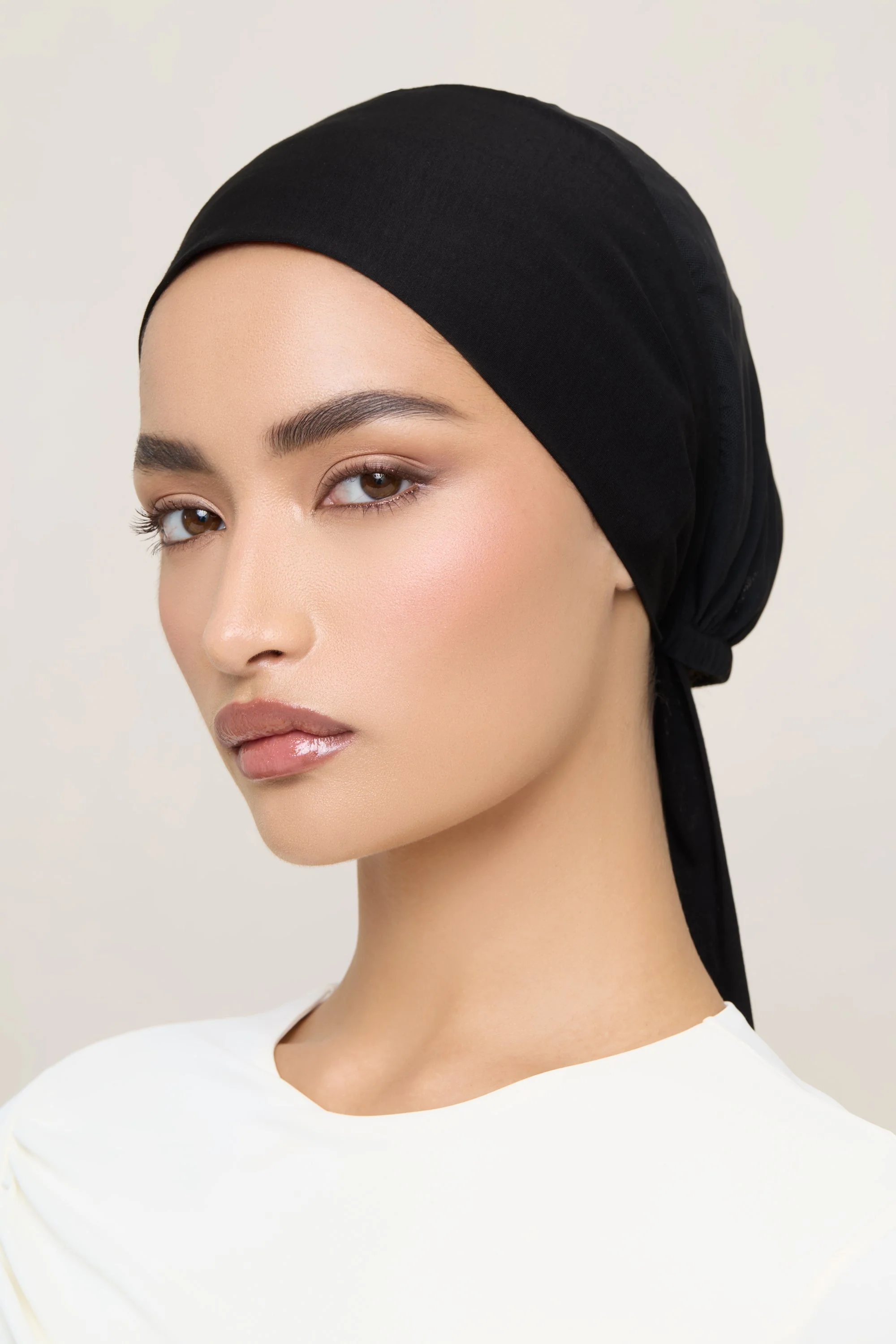 Tie Back Mesh Undercap - Black - Image 2