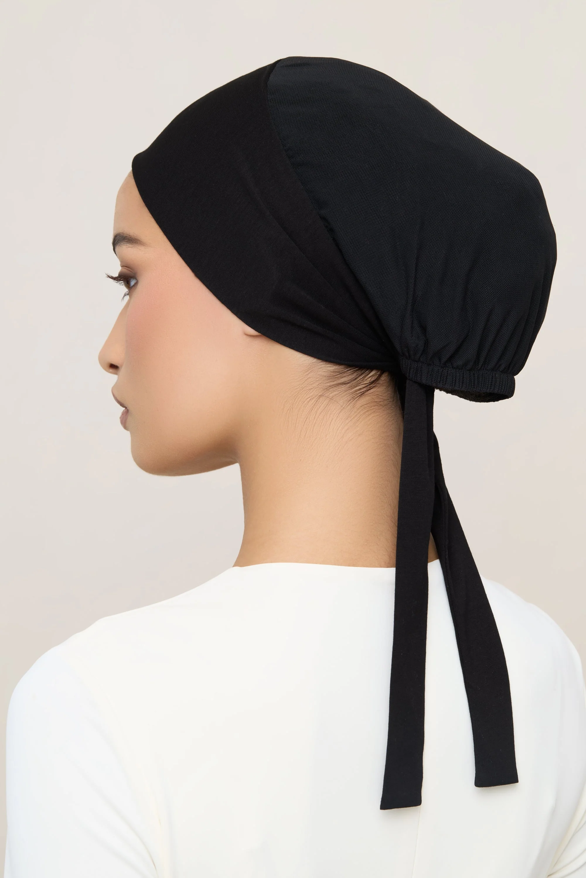 Tie Back Mesh Undercap - Black - Image 6