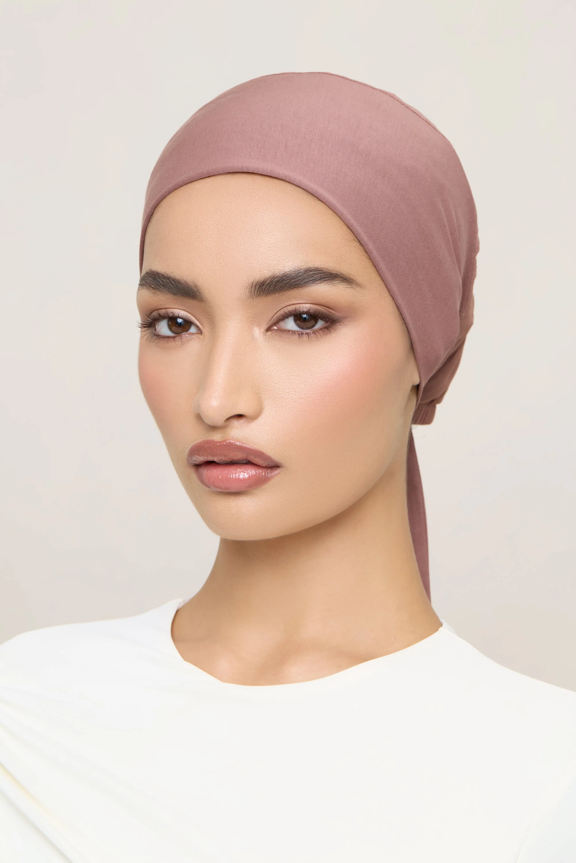 Tie Back Mesh Undercap - Nutmeg - Image 2