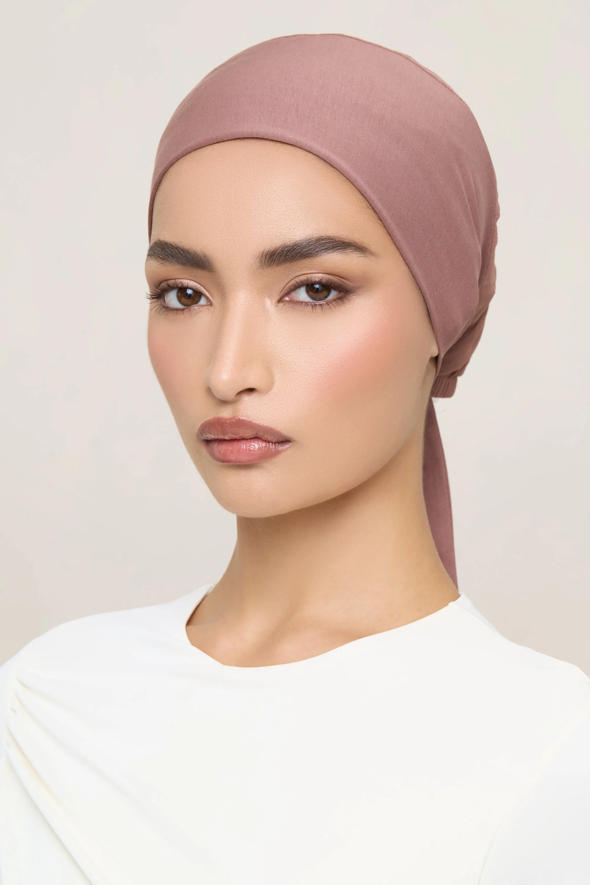 Tie Back Mesh Undercap - Nutmeg - Image 6