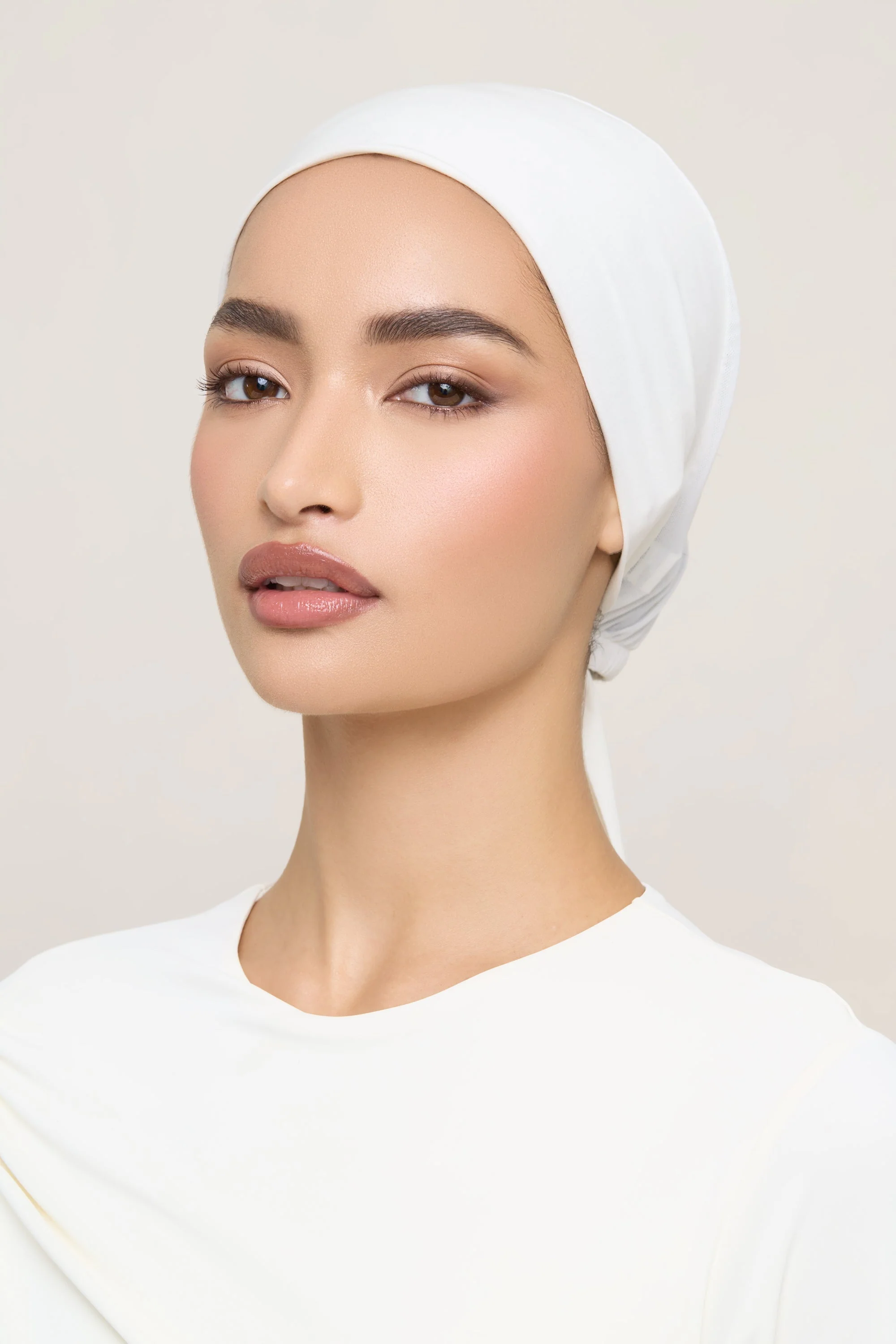 Tie Back Mesh Undercap - White - Image 2