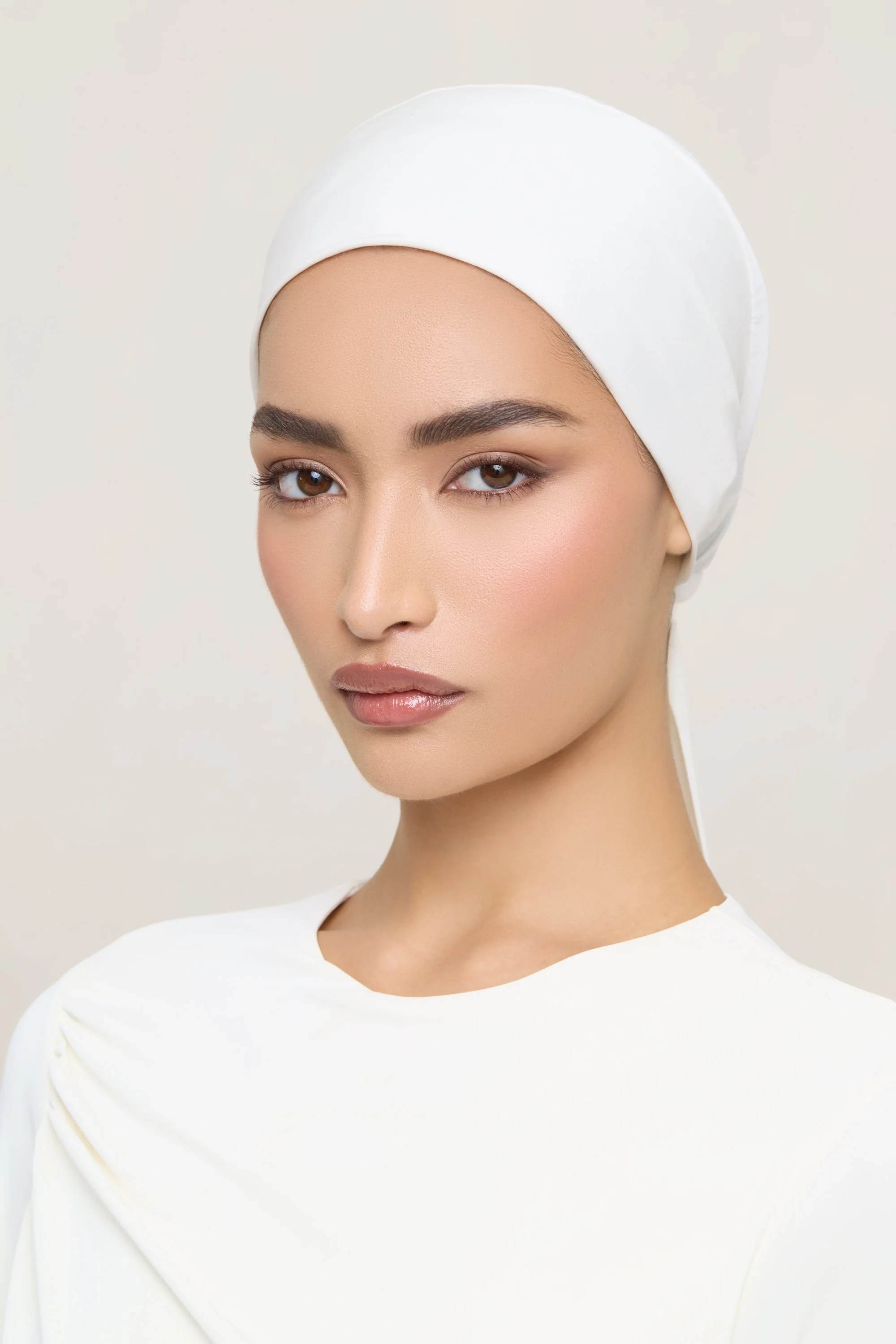Tie Back Mesh Undercap - White - Image 4