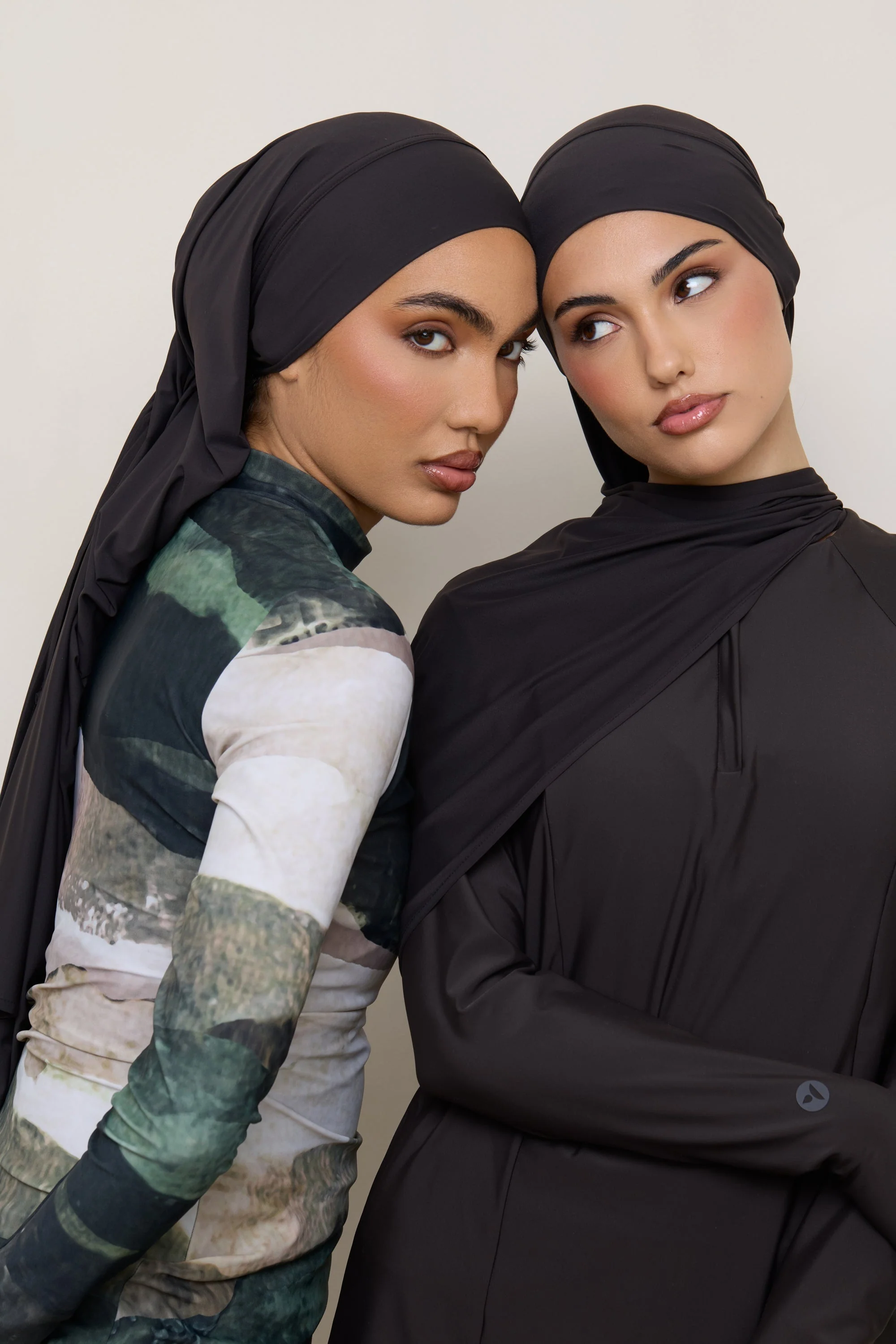 Tie Back Swim Hijab - Cove - Image 11