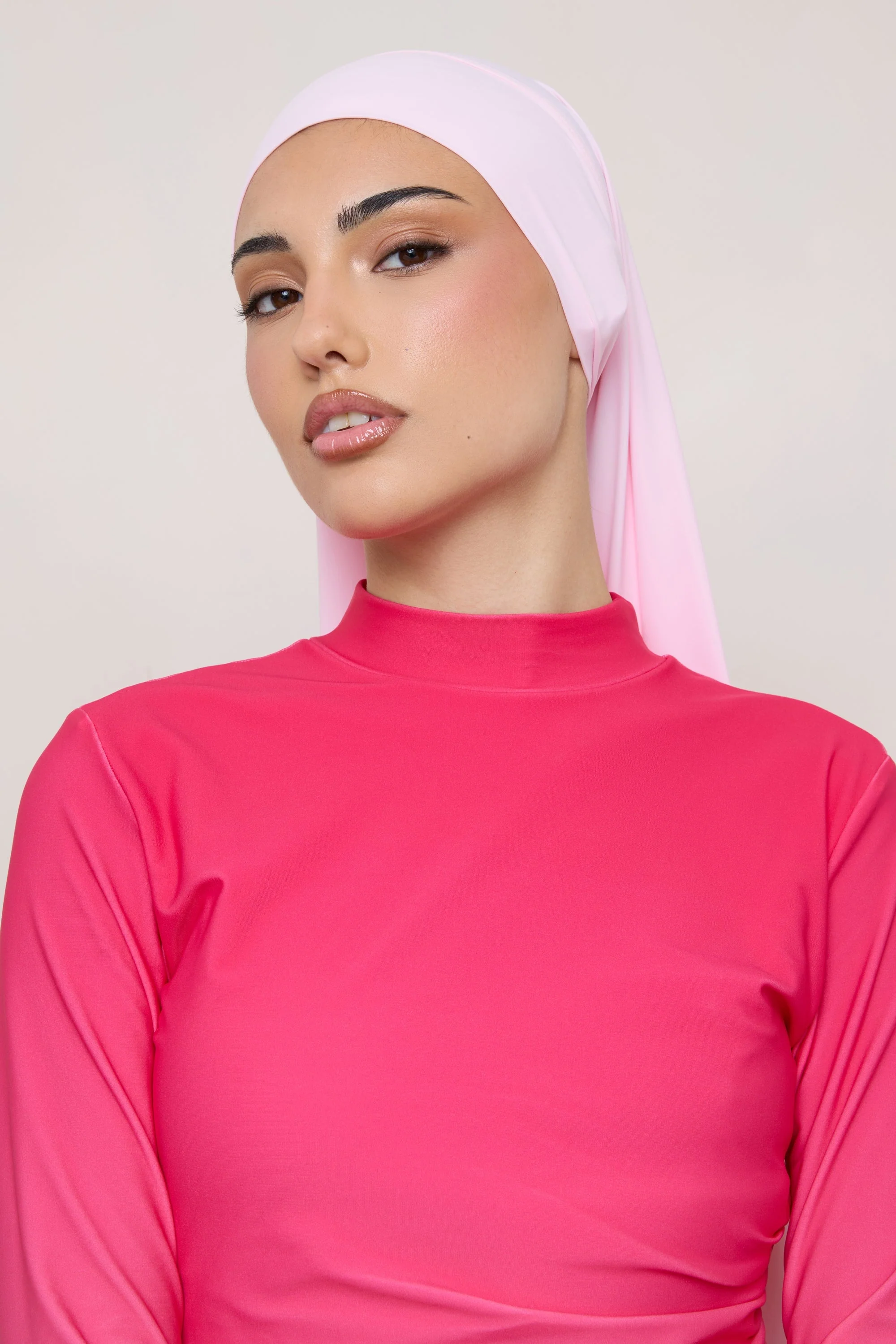Tie Back Swim Hijab - Sunkissed - Image 4
