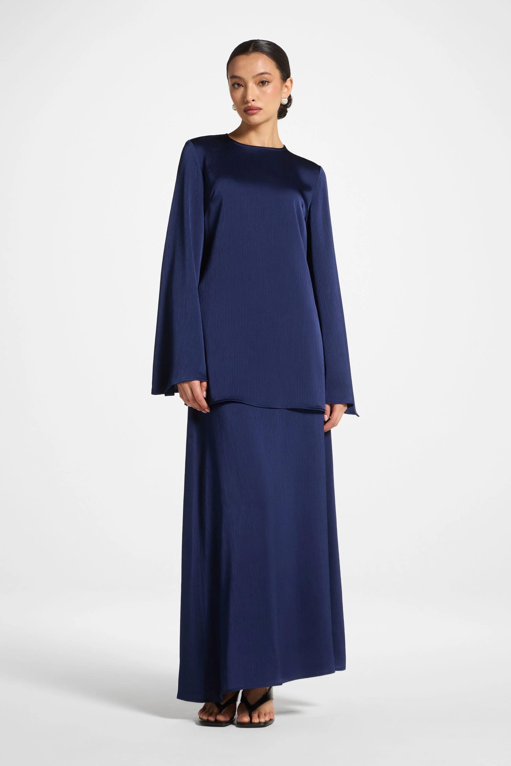 Top & Maxi Skirt Set - Twilight