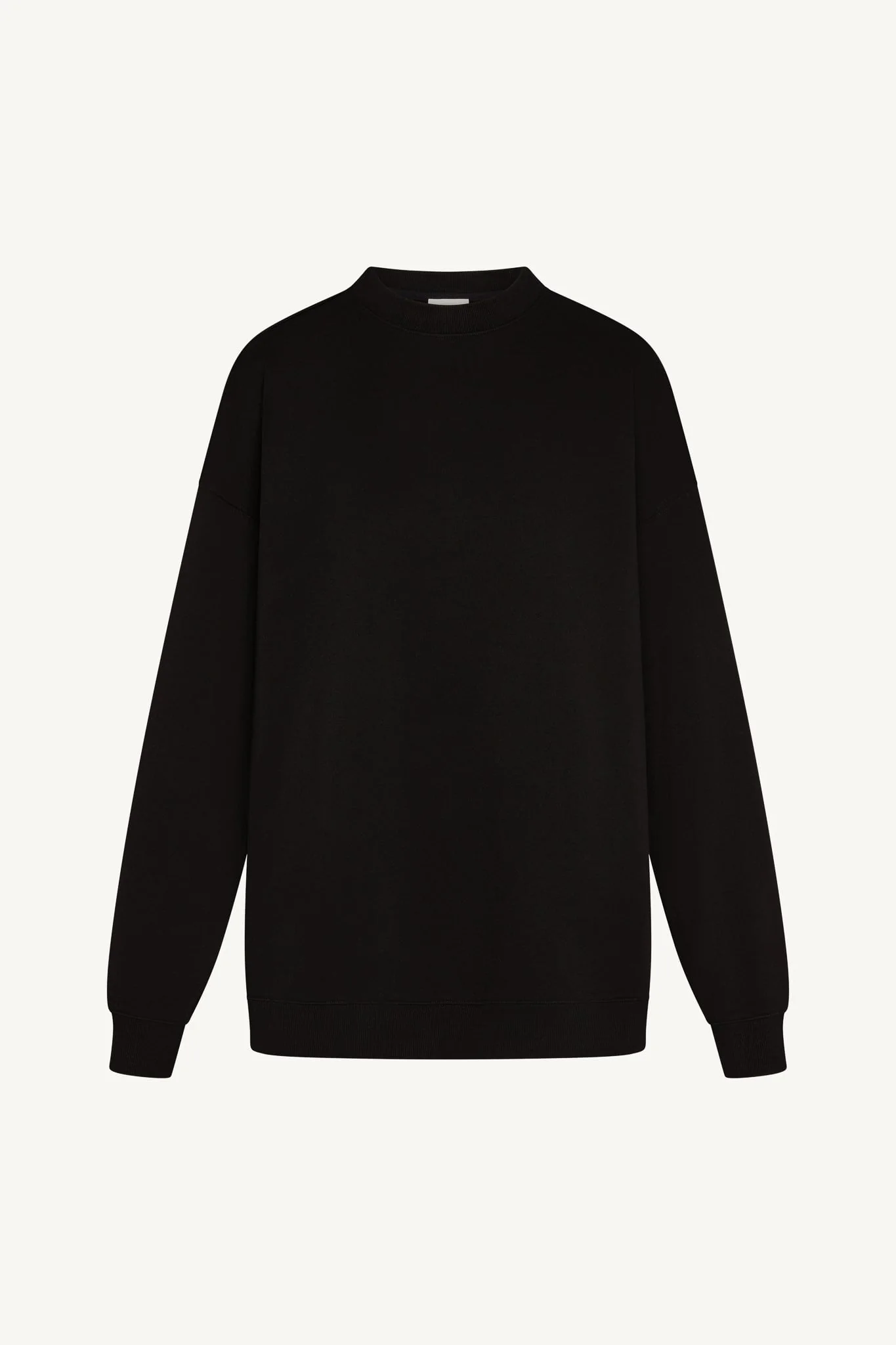 Unisex Crew Neck Sweatshirt - Black - Image 8
