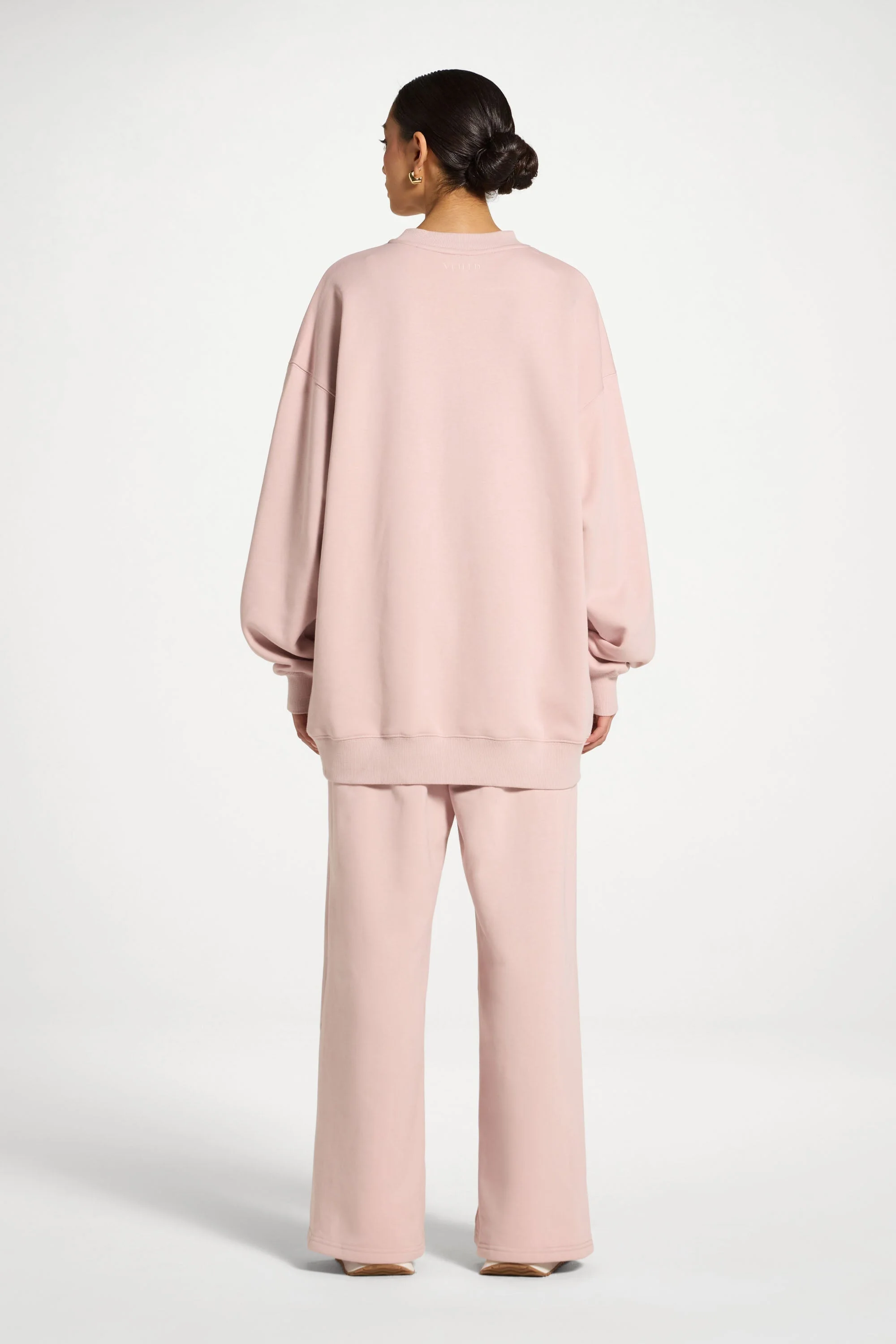 Unisex Crew Neck Sweatshirt - Midnight Mauve - Image 5