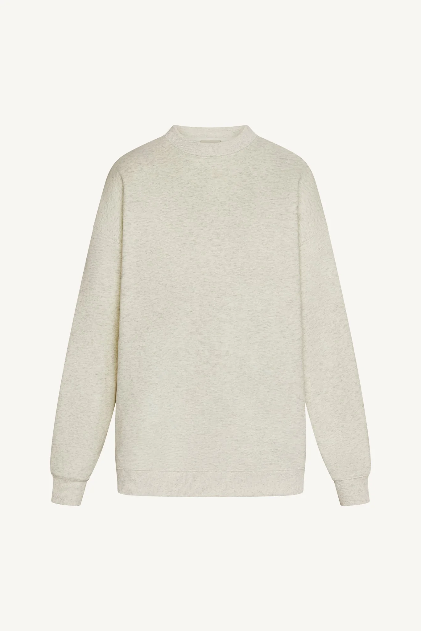Unisex Mock Neck Sweatshirt - Heather Grey - Image 8