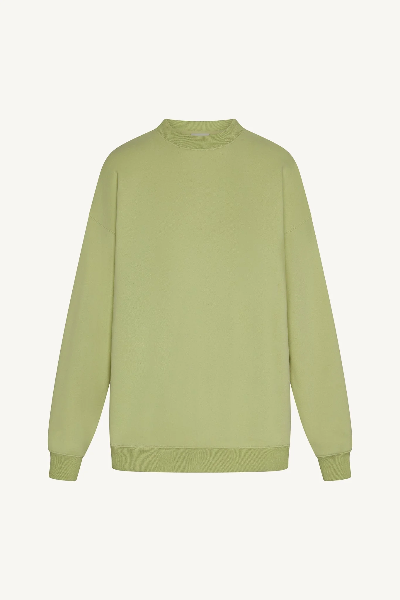 Unisex Mock Neck Sweatshirt - Limeade - Image 8