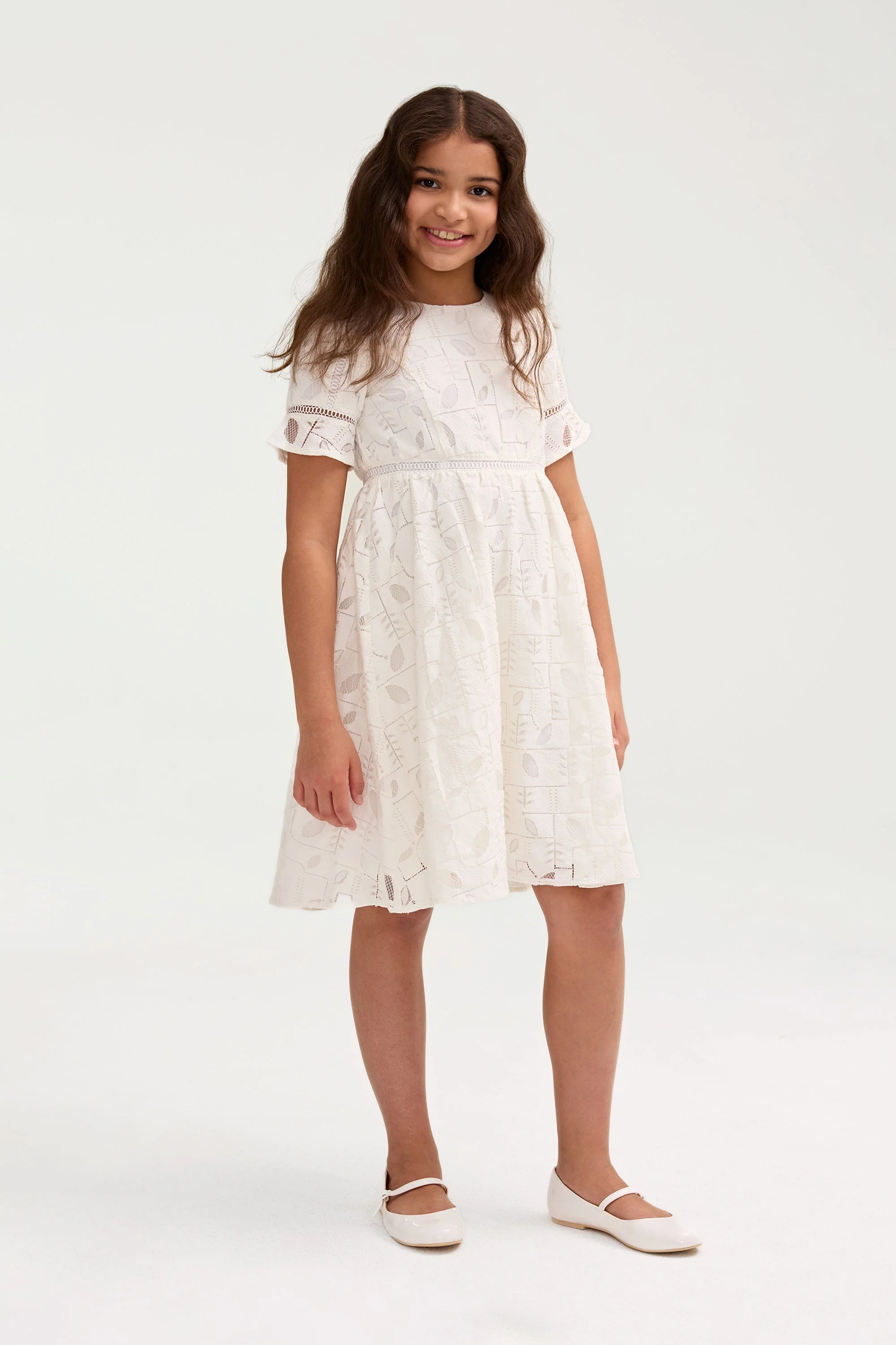 Rayaa White Lace Dress (Girls) - Image 4