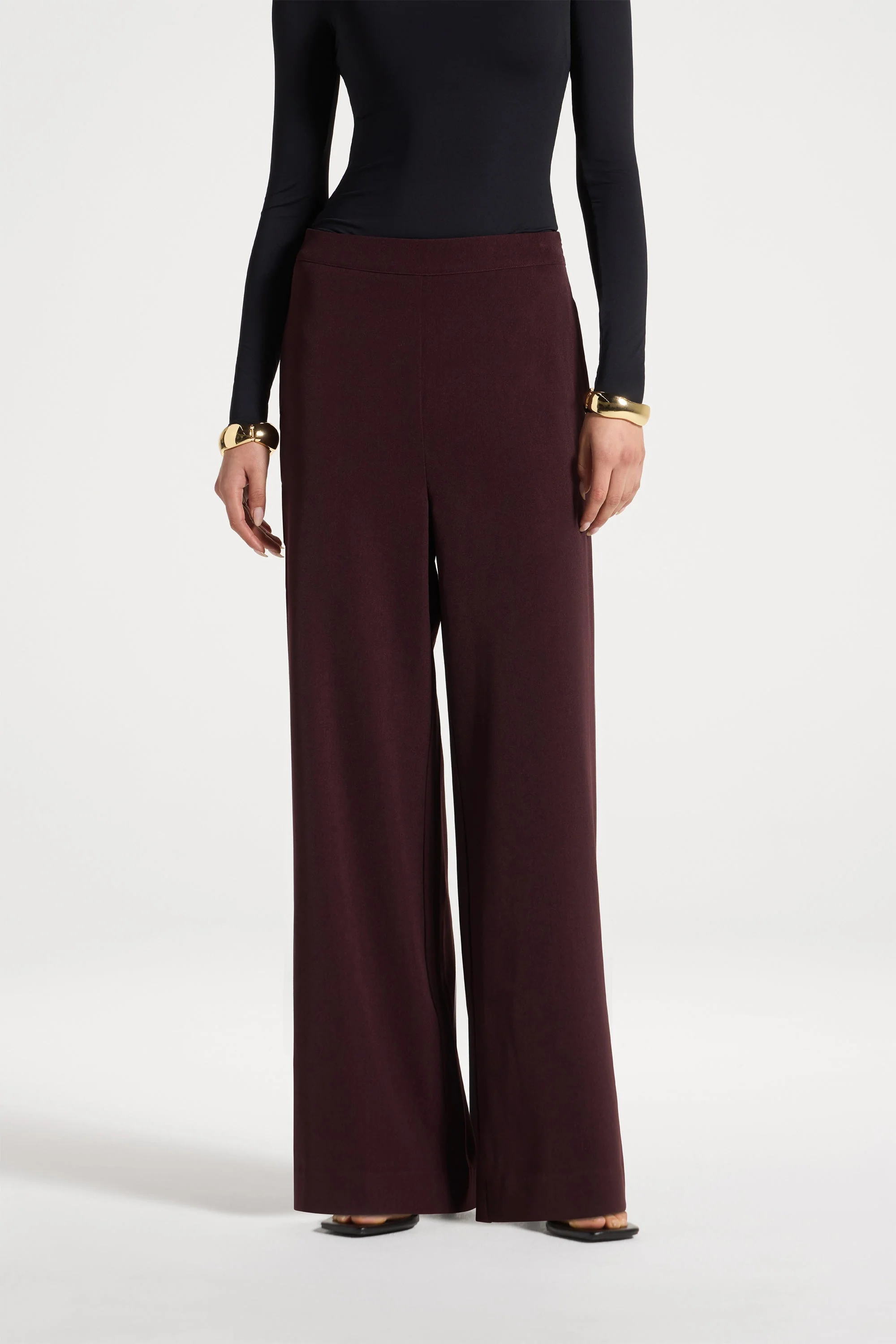 Wide Leg Pants - Chocolate Truffle - Image 6