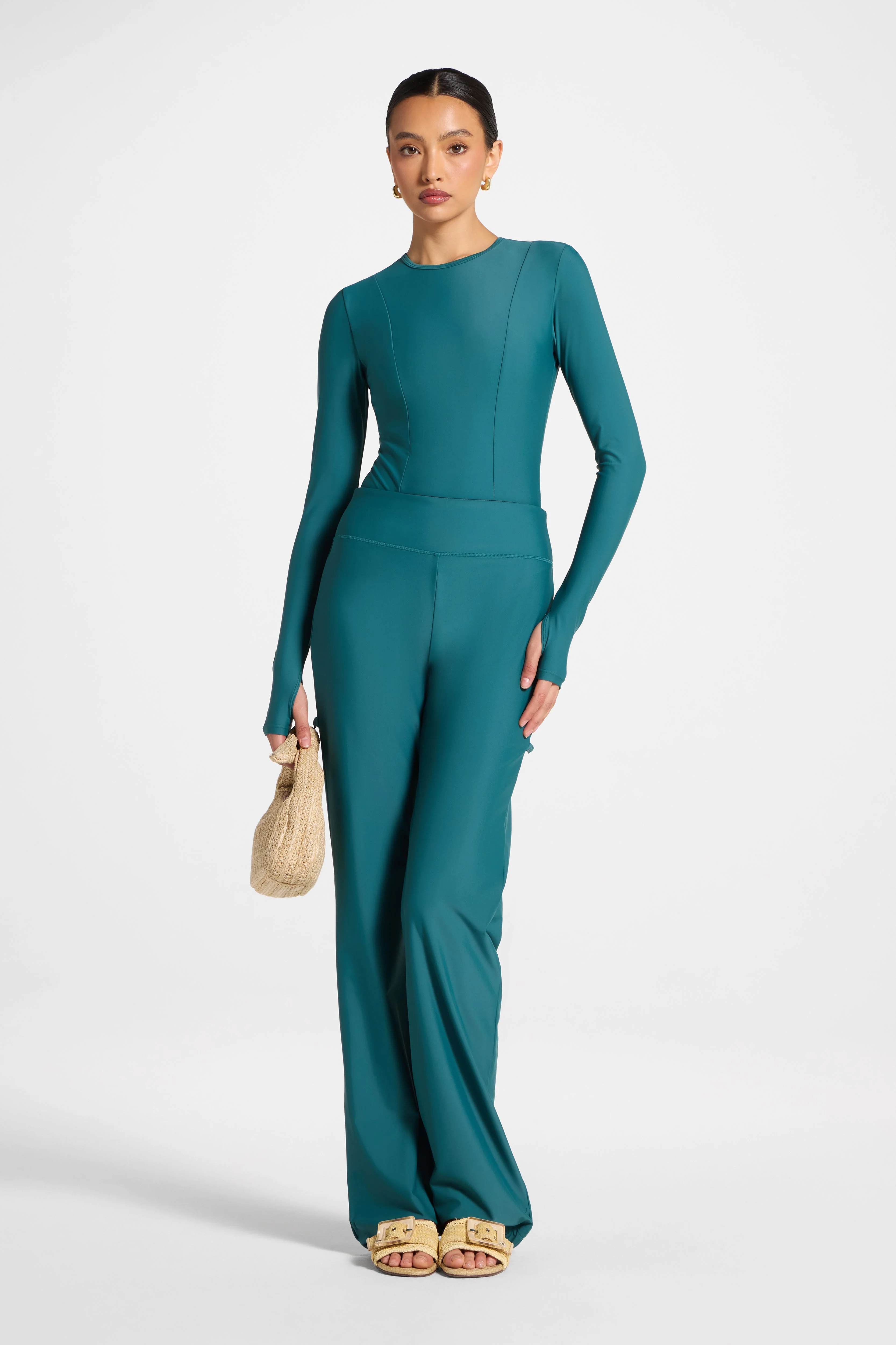 Wide Leg Swim Pants - Mediterranea - Image 3