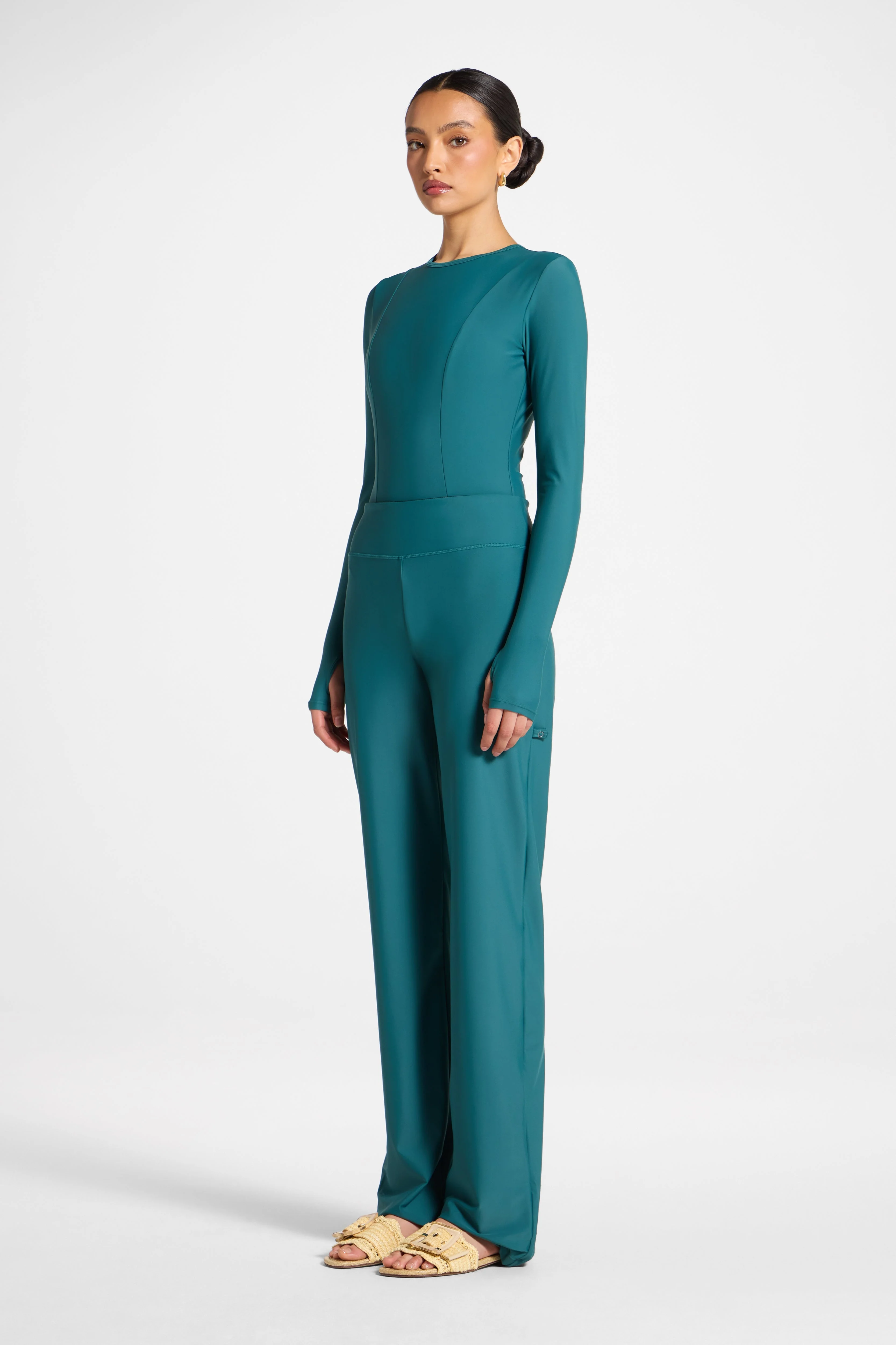 Wide Leg Swim Pants - Mediterranea - Image 4