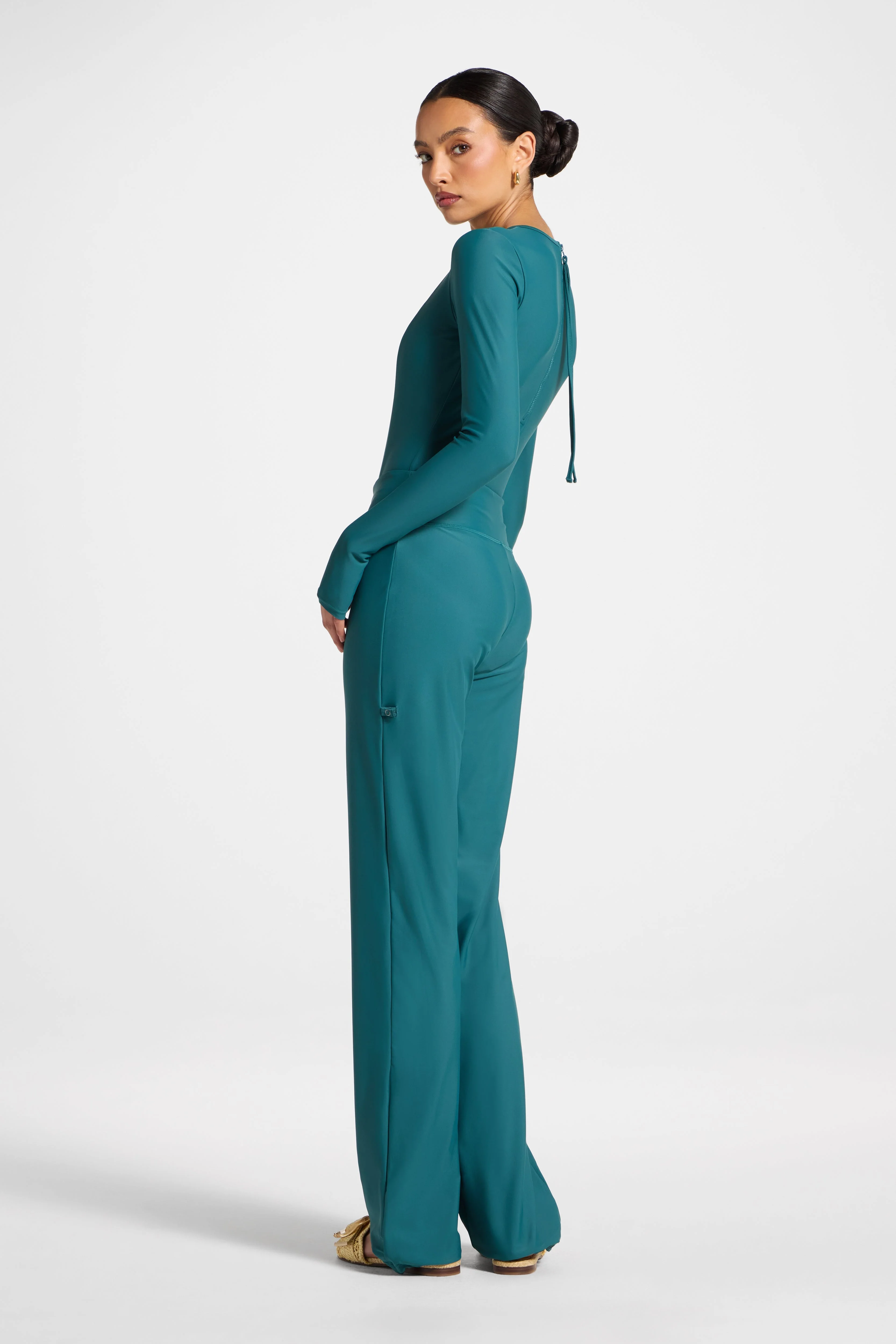 Wide Leg Swim Pants - Mediterranea - Image 5