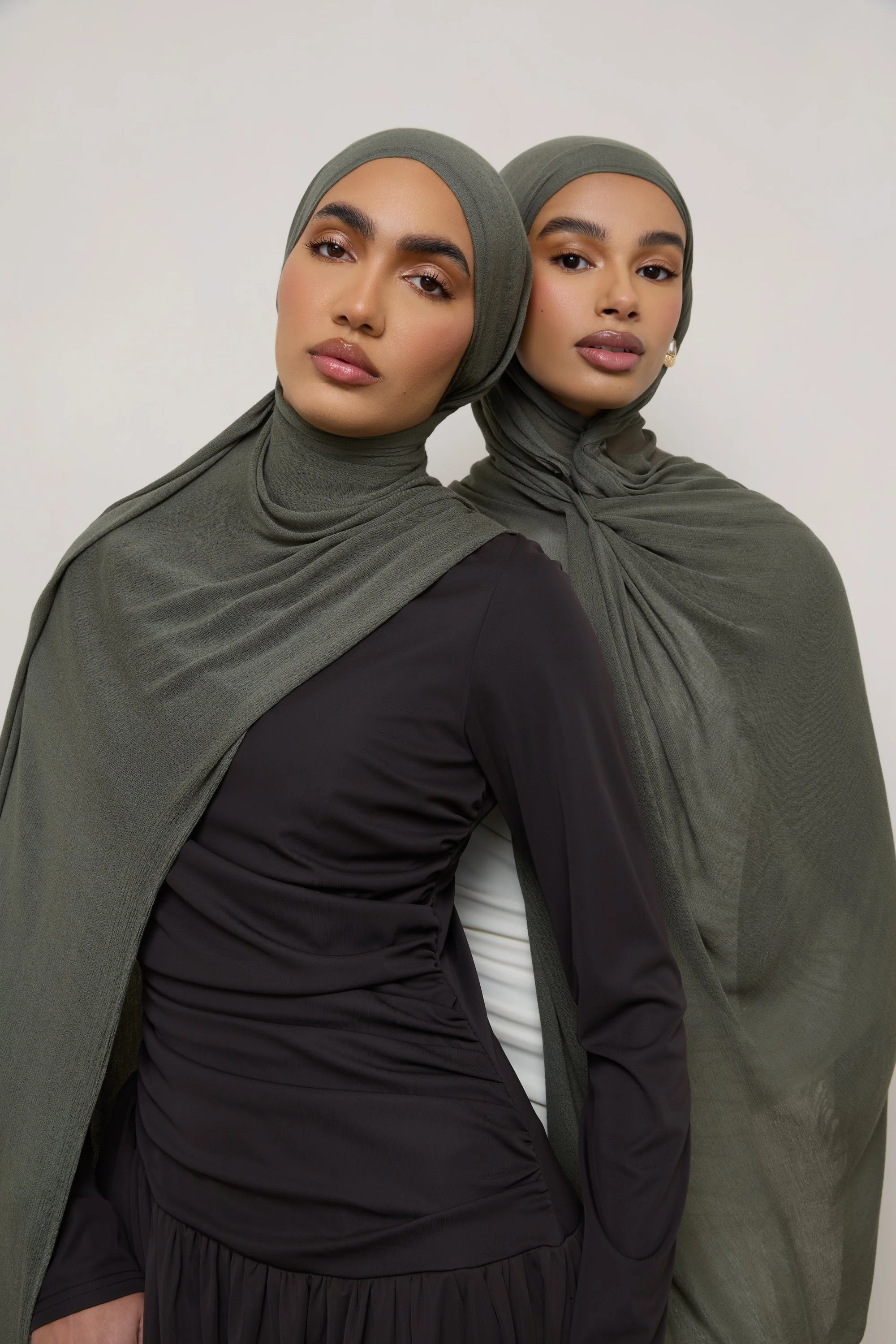 Modal Crinkle Hijab - Kalamata Fringe - Image 6